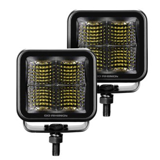 Blackout Series - CUBEIT 3x3 LED Cube Flood Lights, Pair