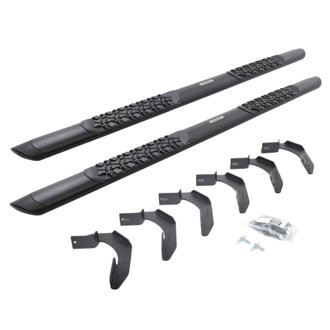 V-Series V3 Aluminum Side Steps and Mounting Brackets Kit - Textured Black