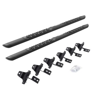 V-Series V3 Aluminum Side Steps and Mounting Brackets Kit - Textured Black
