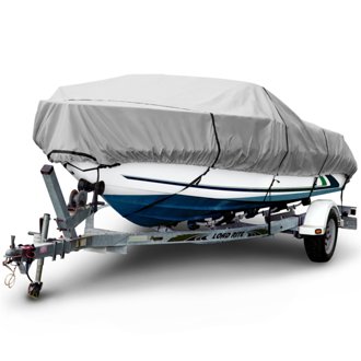 1200 Denier Center Console V-Hull Boat Cover