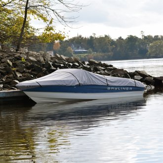 600 Denier Center Console V-Hull Mooring Boat Cover