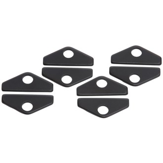 Hold-Down Tab Kits (Universal 1.5" long in Black Finish (Qty 8)