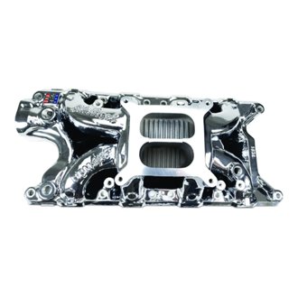 Performer RPM Ford Small Block 302 Intake Manifold, Chrome Plasma Finish