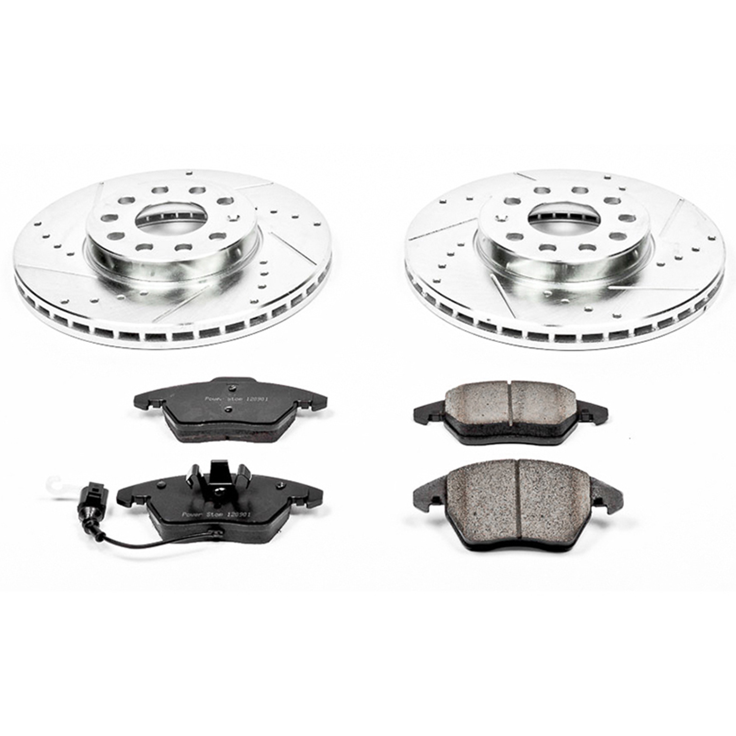 Z23 Daily Driver Carbon-Fiber Ceramic Brake Pad and Drilled & Slotted Rotor Kit