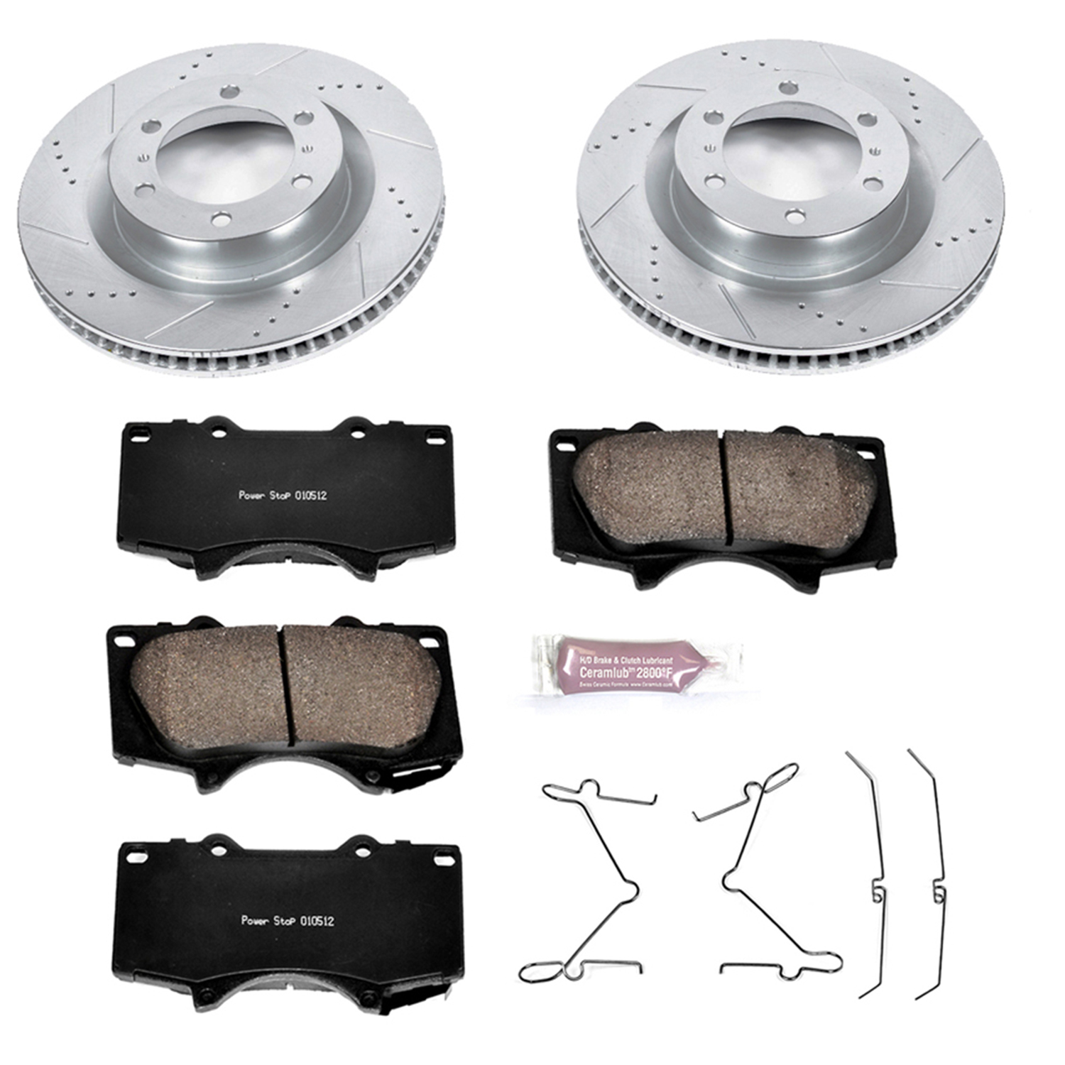Z23 Daily Driver Carbon-Fiber Ceramic Brake Pad and Drilled & Slotted Rotor Kit