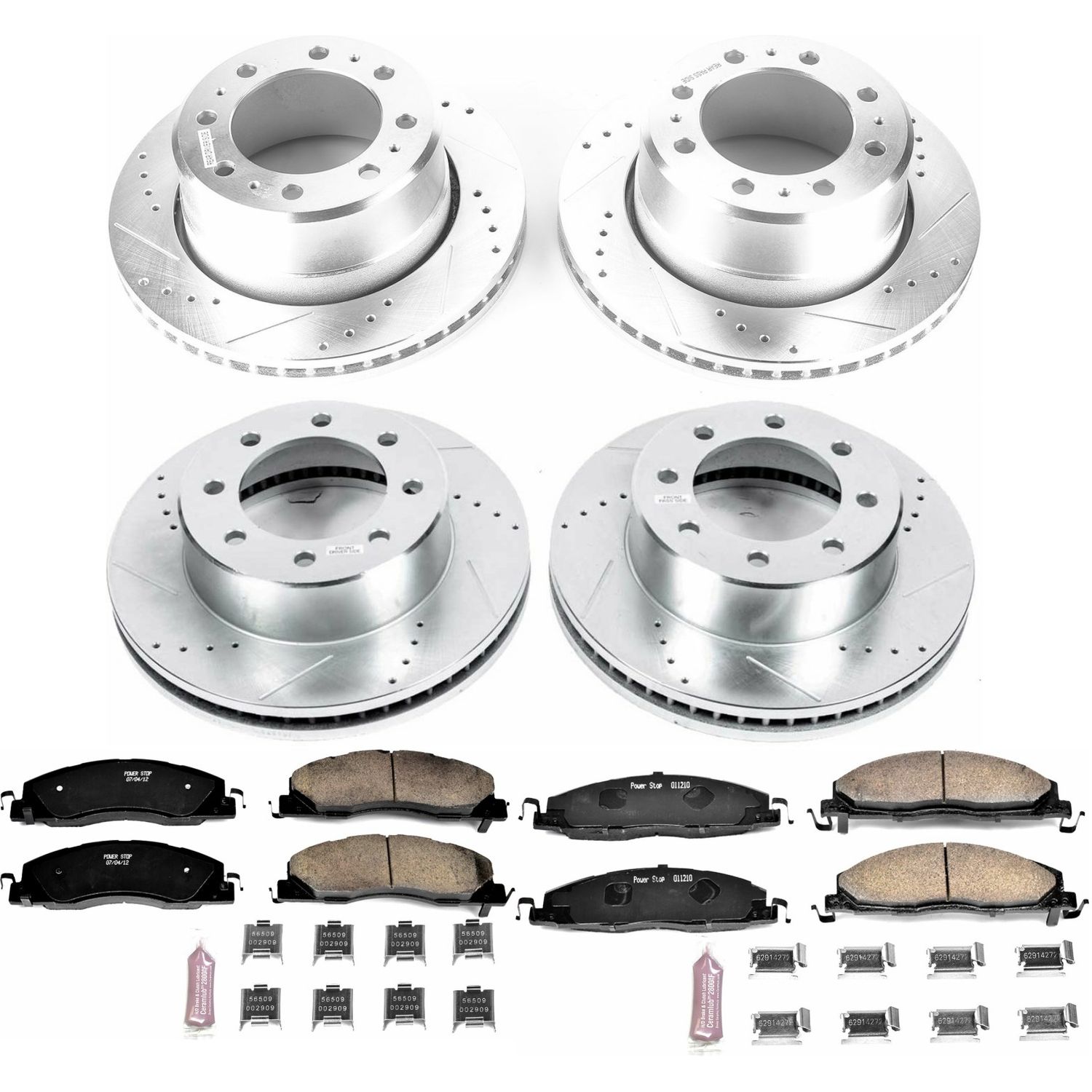 Z23 Daily Driver Carbon-Fiber Ceramic Brake Pad and Drilled & Slotted Rotor Kit