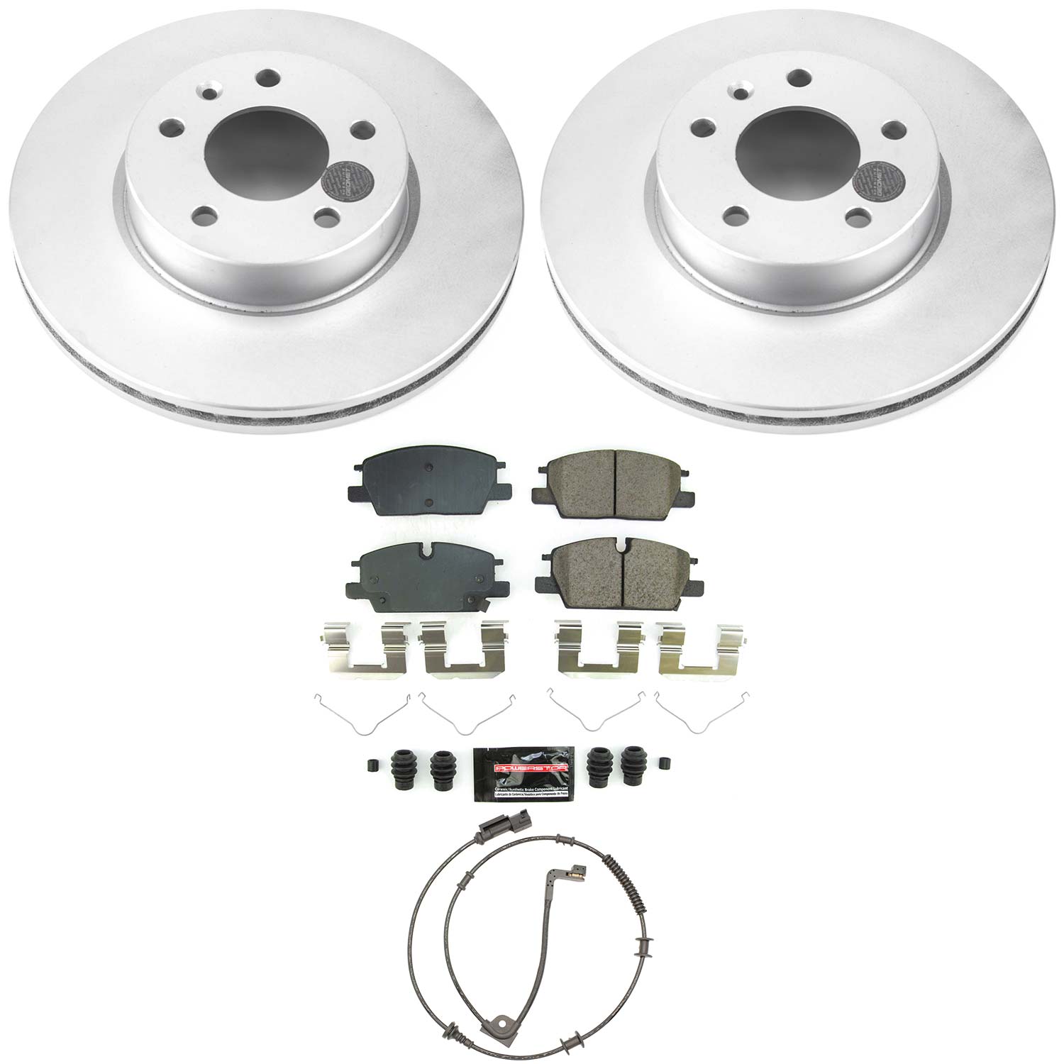 Z23 Daily Driver Carbon-Fiber Ceramic Brake Pad and Coated Rotor Kit