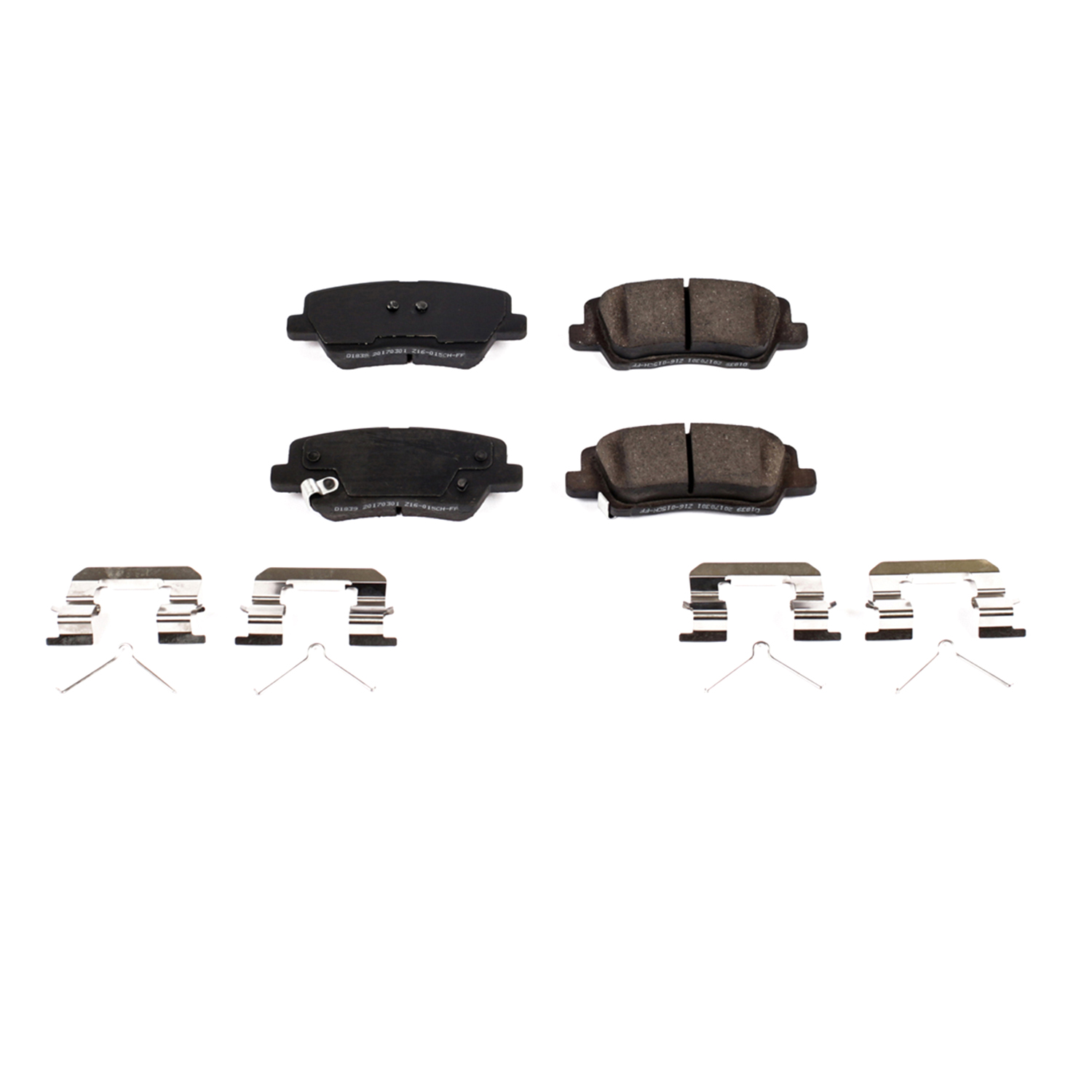 Z17 Low-Dust Ceramic Brake Pads with Hardware
