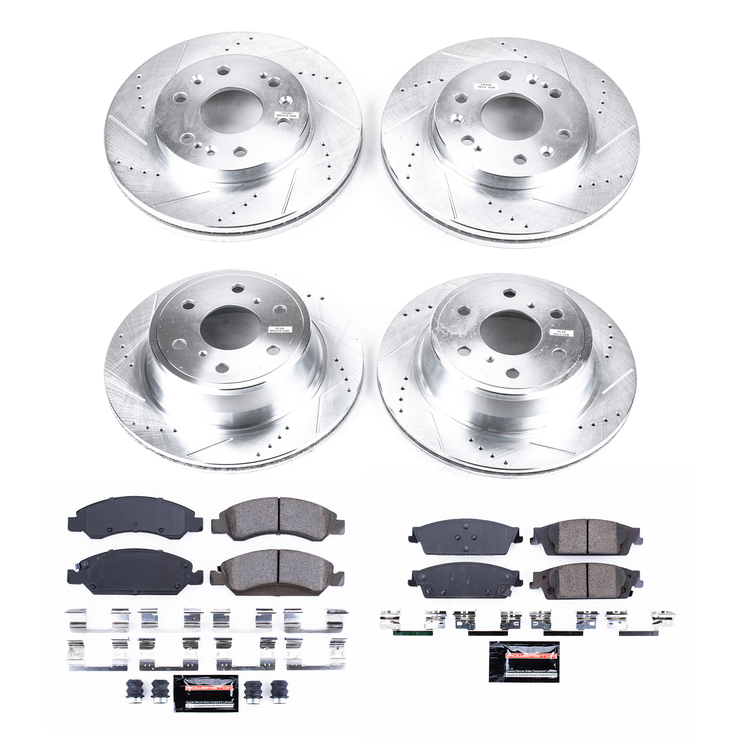 Z23 Daily Driver Carbon-Fiber Ceramic Brake Pad and Drilled & Slotted Rotor Kit