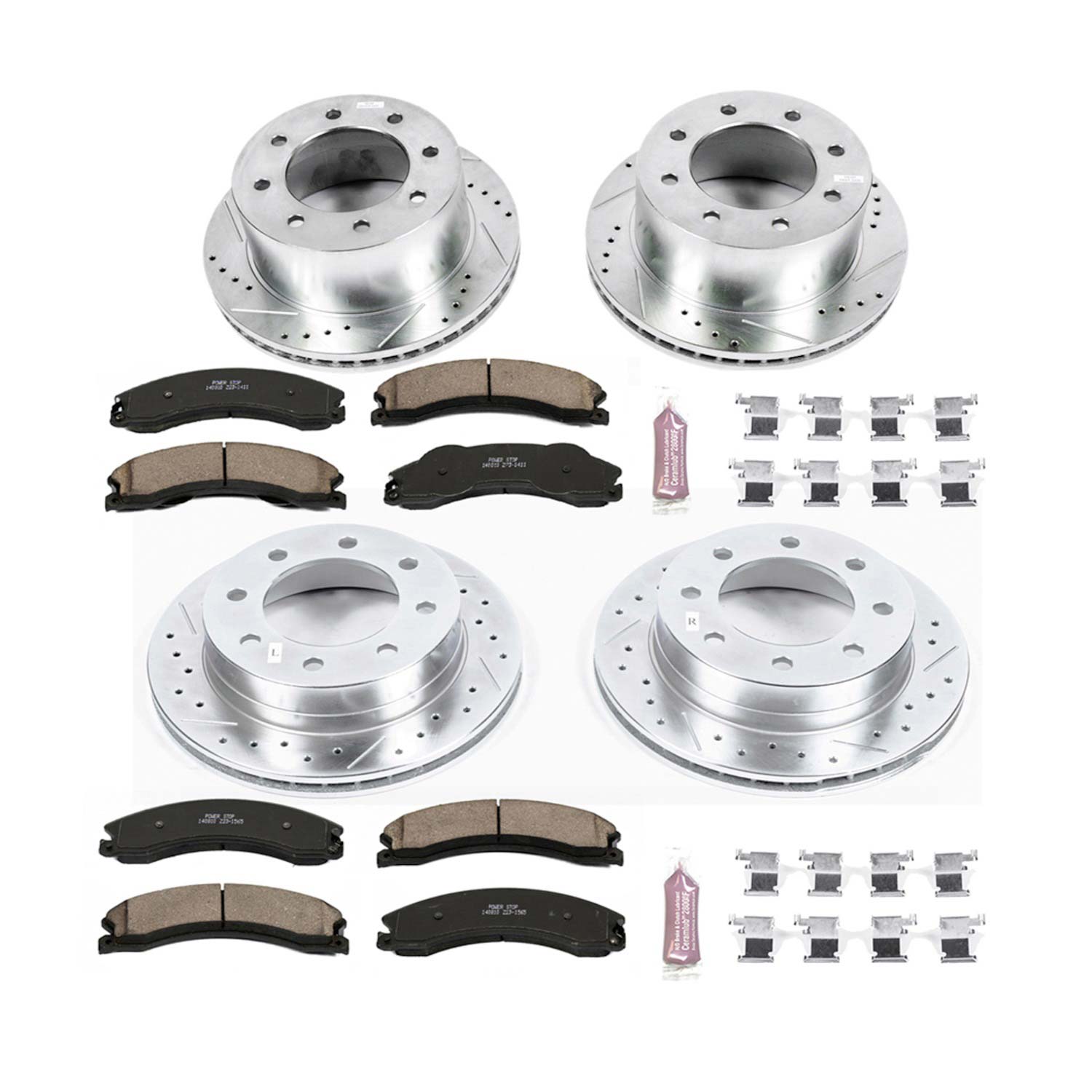 Z23 Daily Driver Carbon-Fiber Ceramic Brake Pad and Drilled & Slotted Rotor Kit