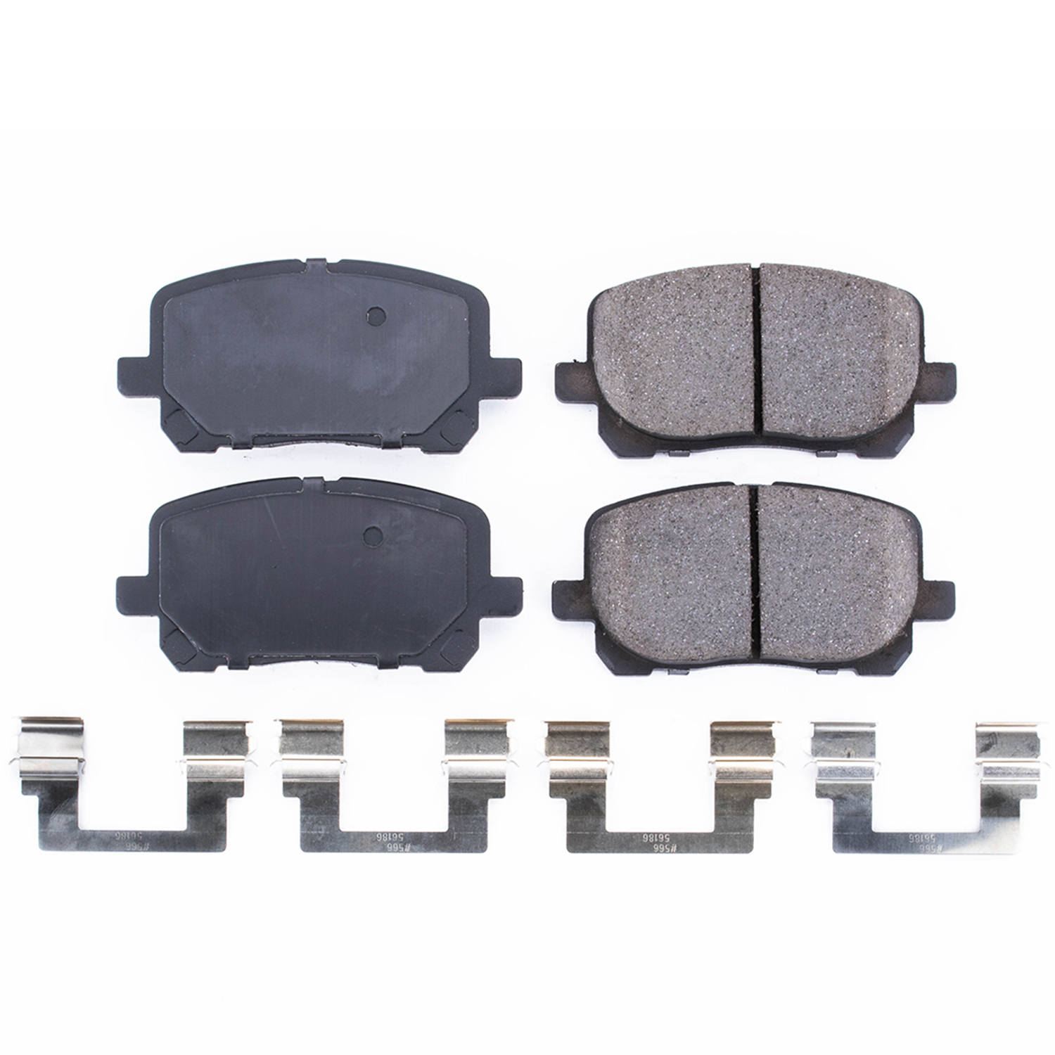 Z17 Low-Dust Ceramic Brake Pads with Hardware