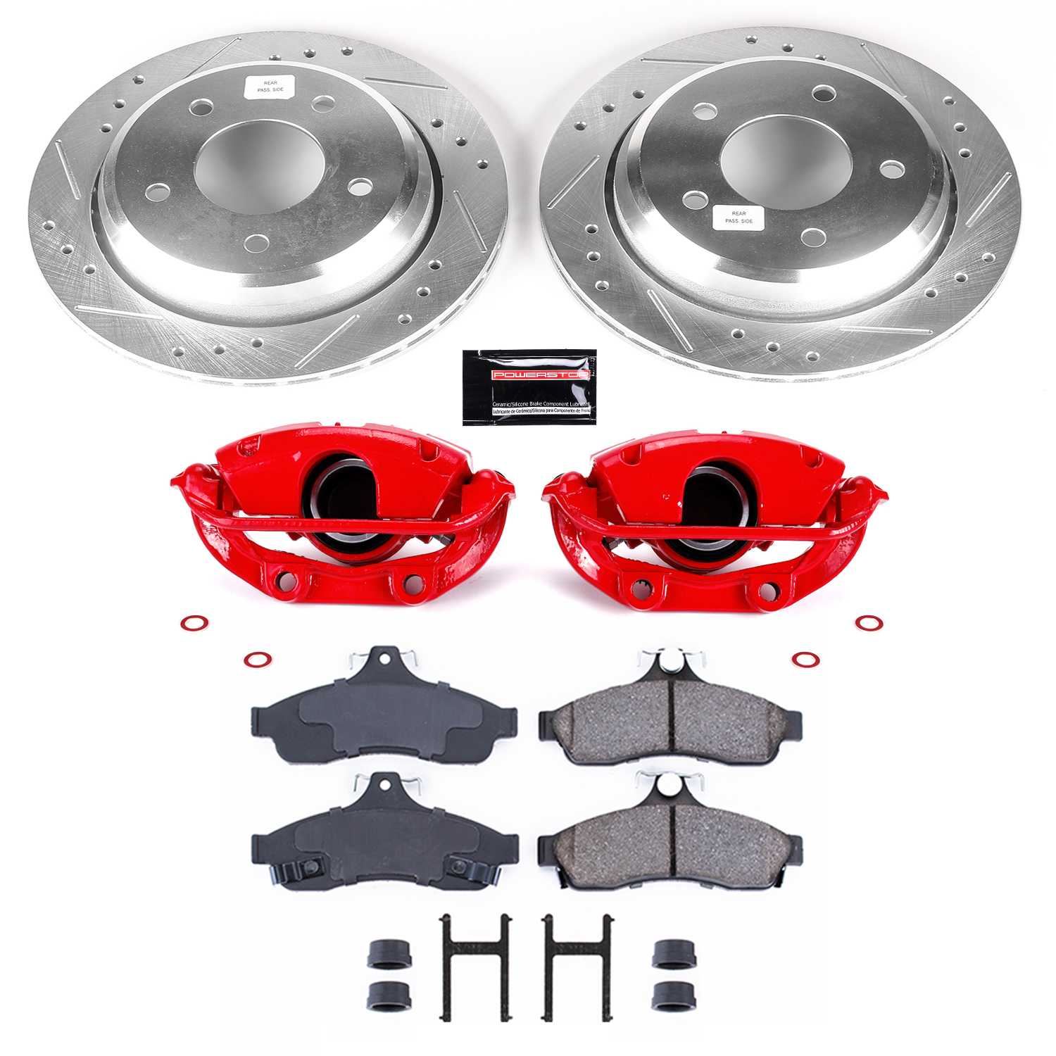 Z23 Daily Driver Carbon-Fiber Ceramic Pads Drilled & Slotted Rotor & Caliper Kit