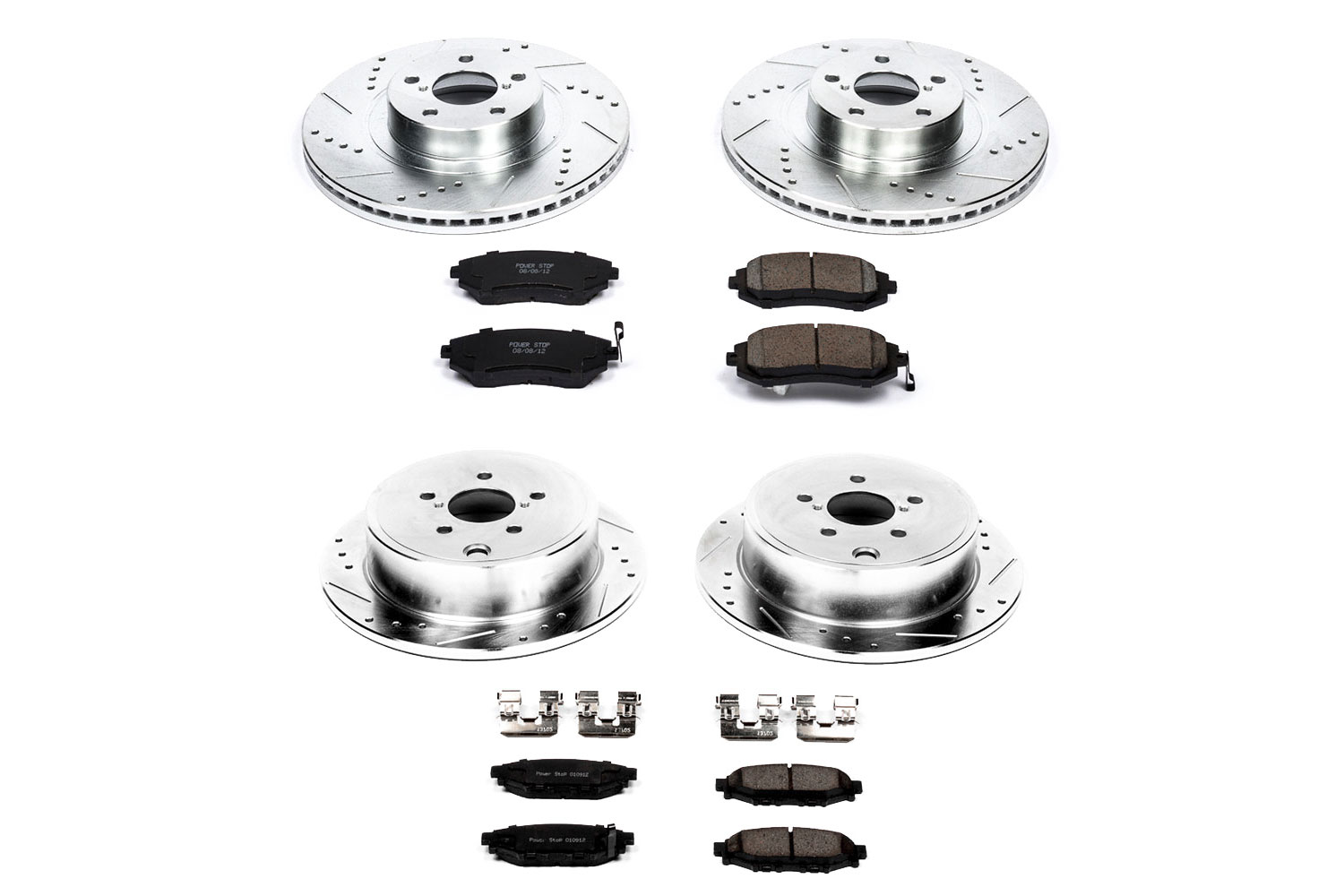 Z23 Daily Driver Carbon-Fiber Ceramic Brake Pad and Drilled & Slotted Rotor Kit
