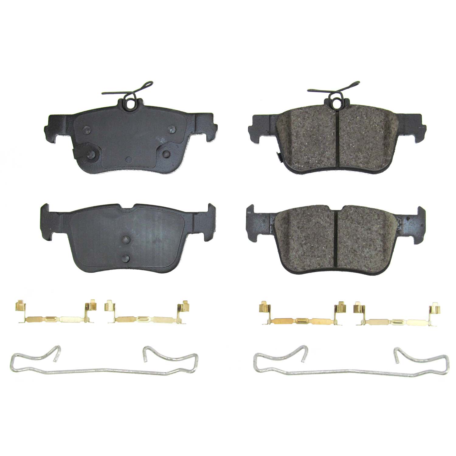 Z17 Low-Dust Ceramic Brake Pads with Hardware