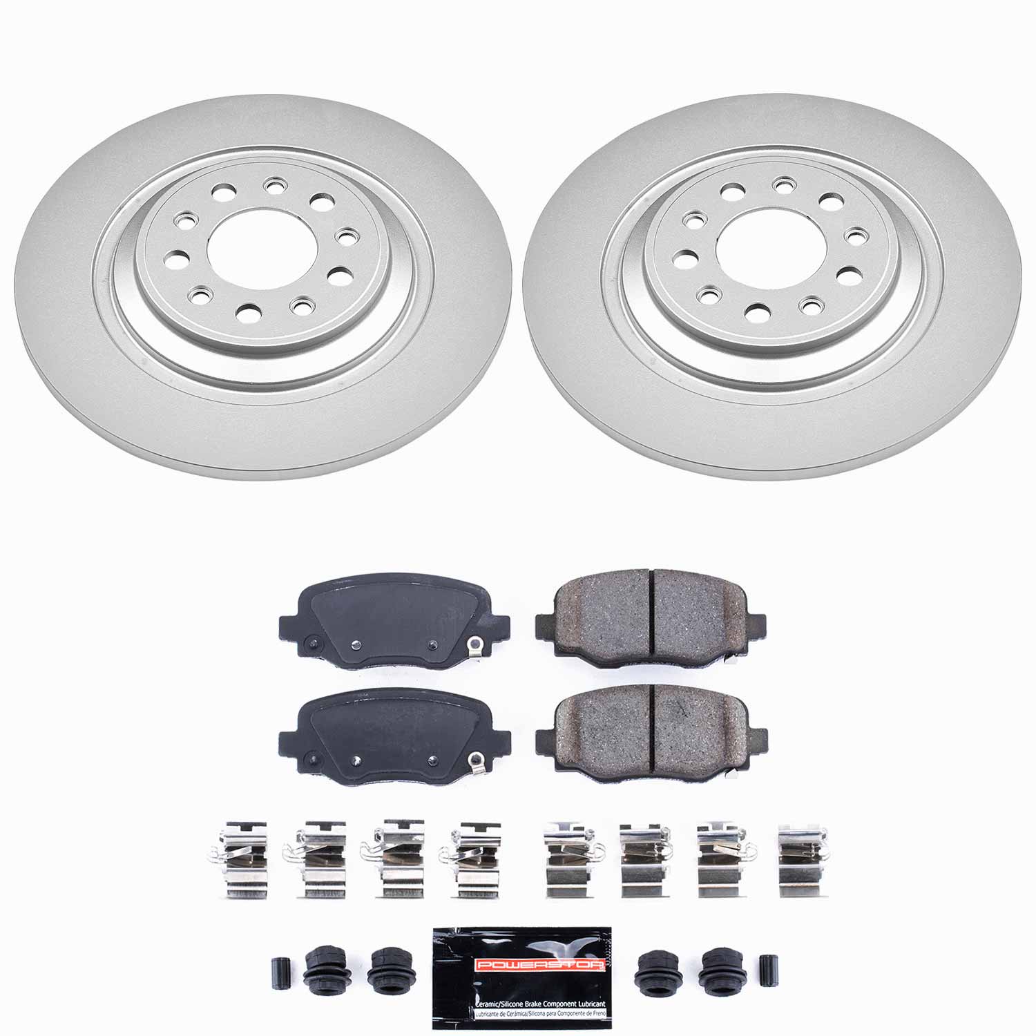 Z23 Daily Driver Carbon-Fiber Ceramic Brake Pad and Coated Rotor Kit