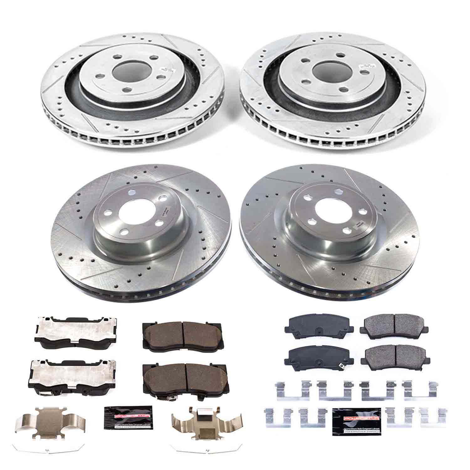 Z23 Daily Driver Carbon-Fiber Ceramic Brake Pad and Drilled & Slotted Rotor Kit