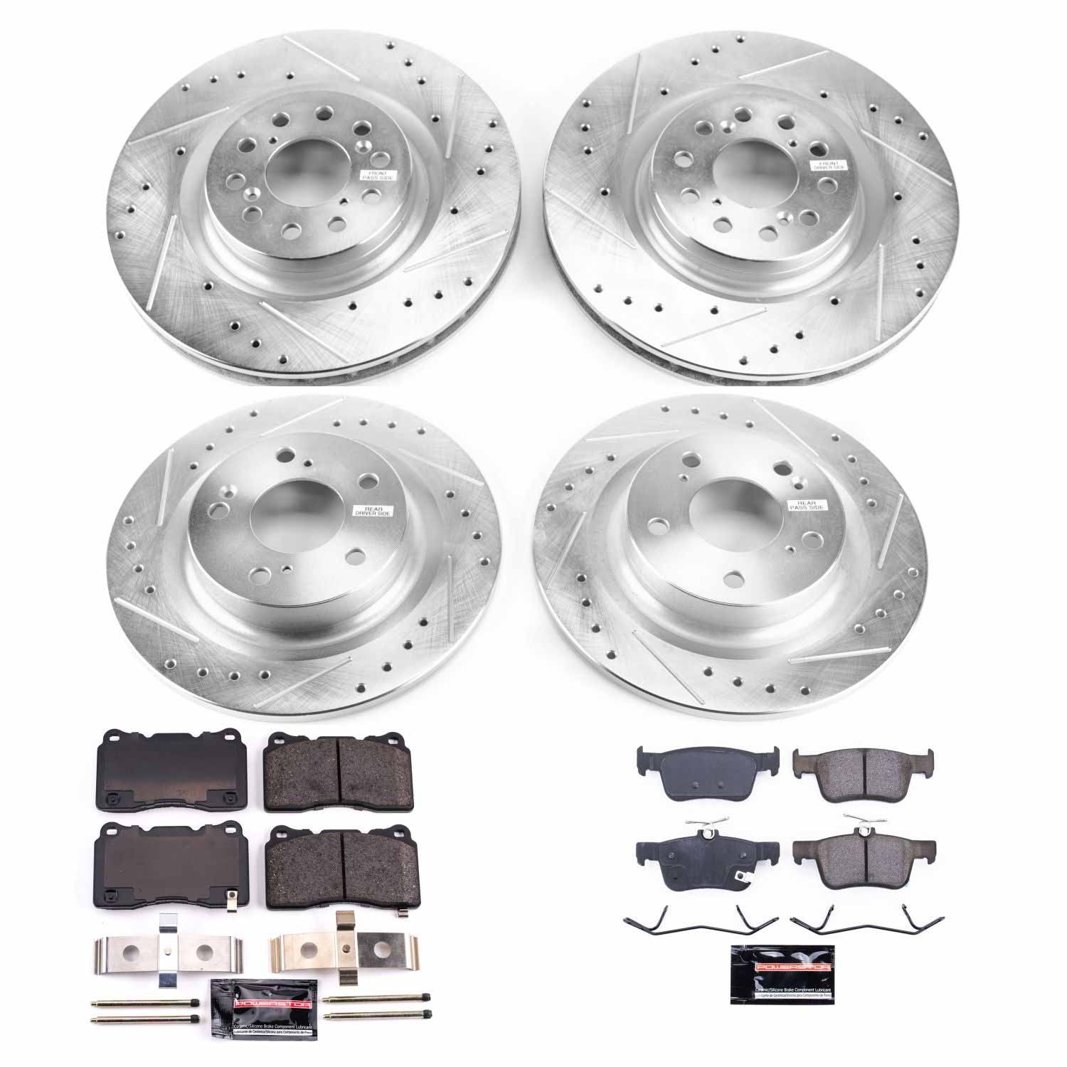 Z23 Daily Driver Carbon-Fiber Ceramic Brake Pad and Drilled & Slotted Rotor Kit