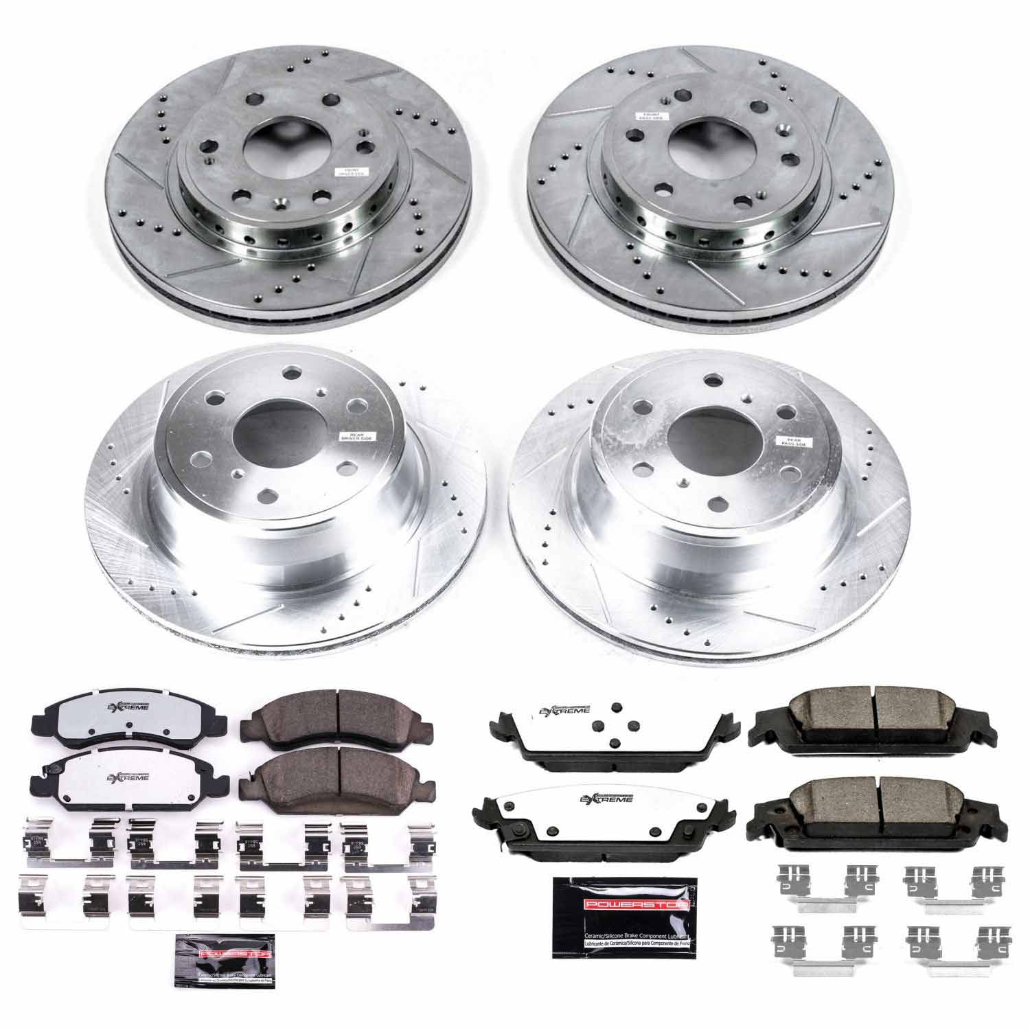 Z36 Truck and SUV Carbon-Fiber Ceramic Brake Pad and Drilled & Slotted Rotor Kit