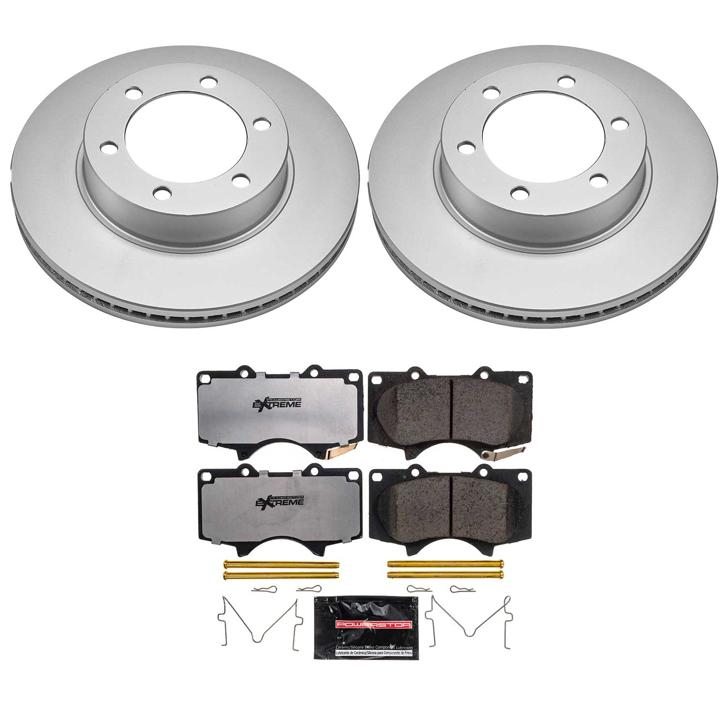 Z36 Truck & Tow Carbon-Fiber Ceramic Brake Pad and Coated Rotor Kit