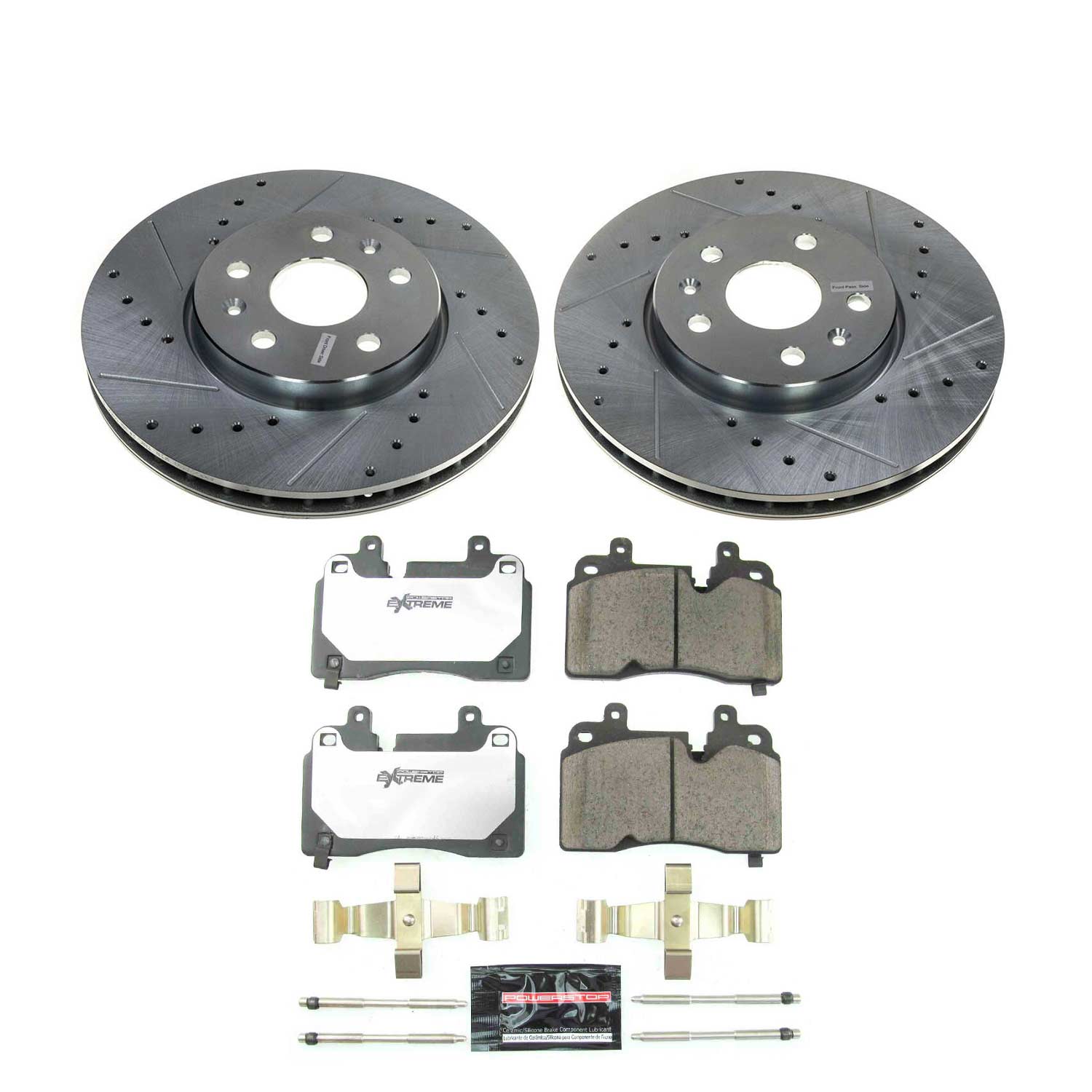 Z26 Street Performance Ceramic Brake Pad and Drilled & Slotted Rotor Kit