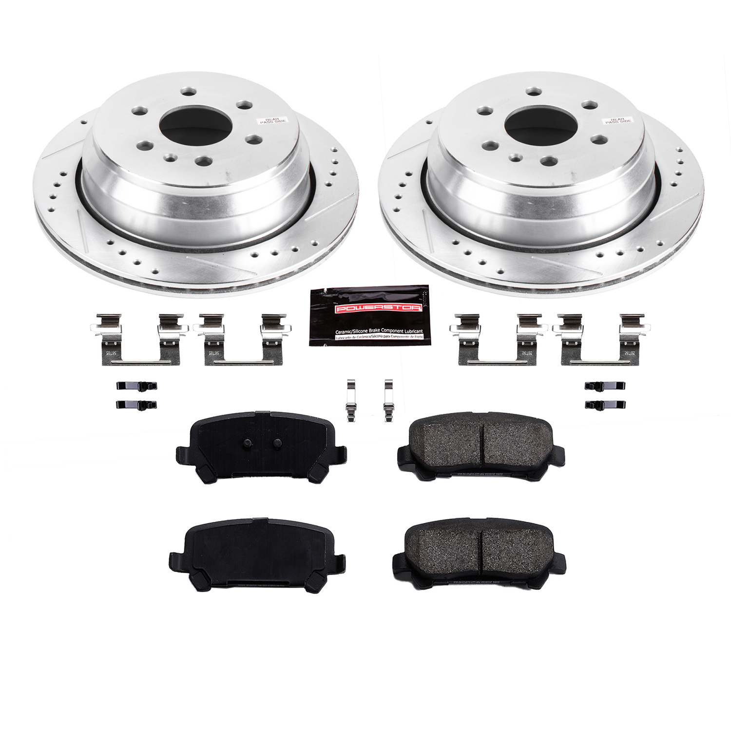 Z23 Daily Driver Carbon-Fiber Ceramic Brake Pad and Drilled & Slotted Rotor Kit