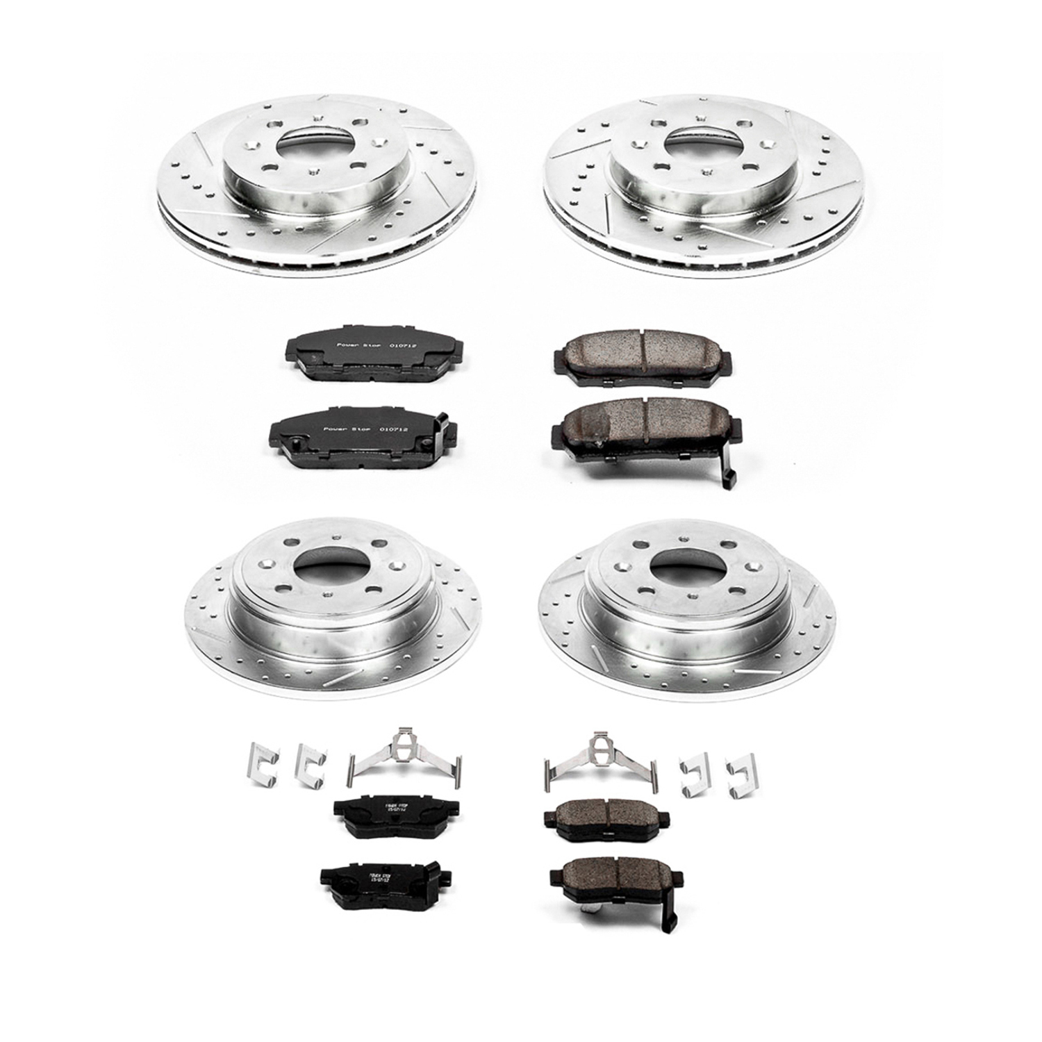 Z23 Daily Driver Carbon-Fiber Ceramic Brake Pad and Drilled & Slotted Rotor Kit