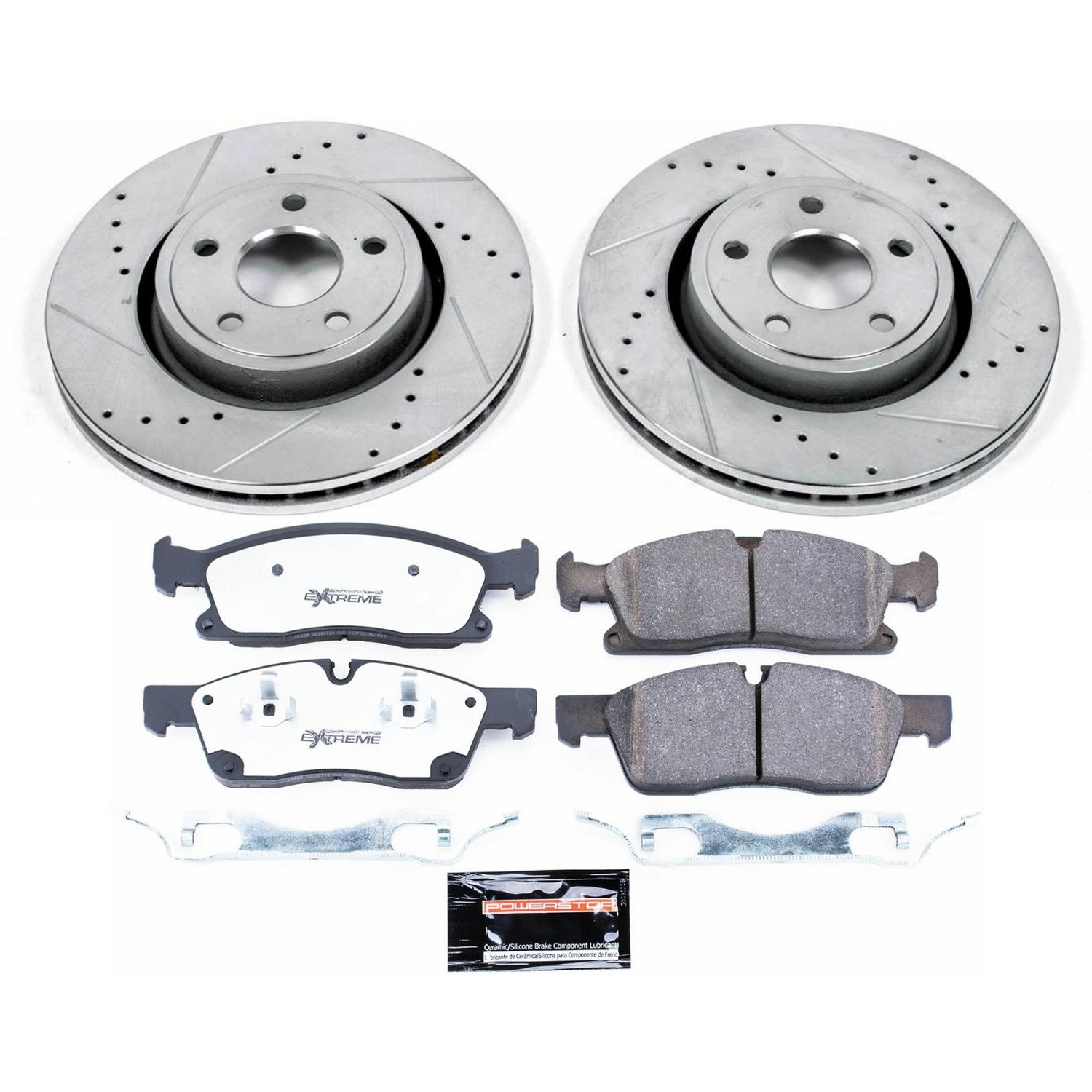 Z36 Truck and SUV Carbon-Fiber Ceramic Brake Pad and Drilled & Slotted Rotor Kit