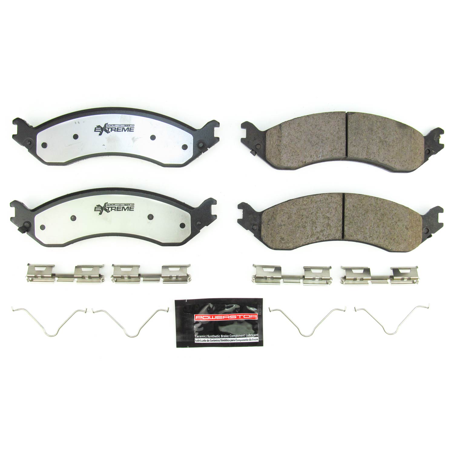 Z36 Truck and SUV Carbon-Fiber Ceramic Brake Pads with Hardware Kit