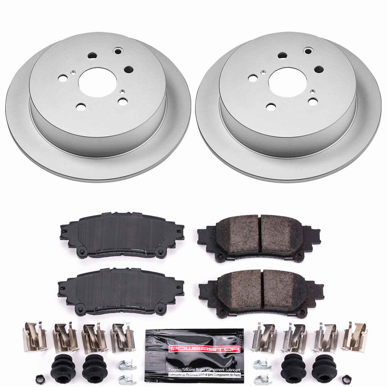 Z23 Daily Driver Carbon-Fiber Ceramic Brake Pad and Coated Rotor Kit