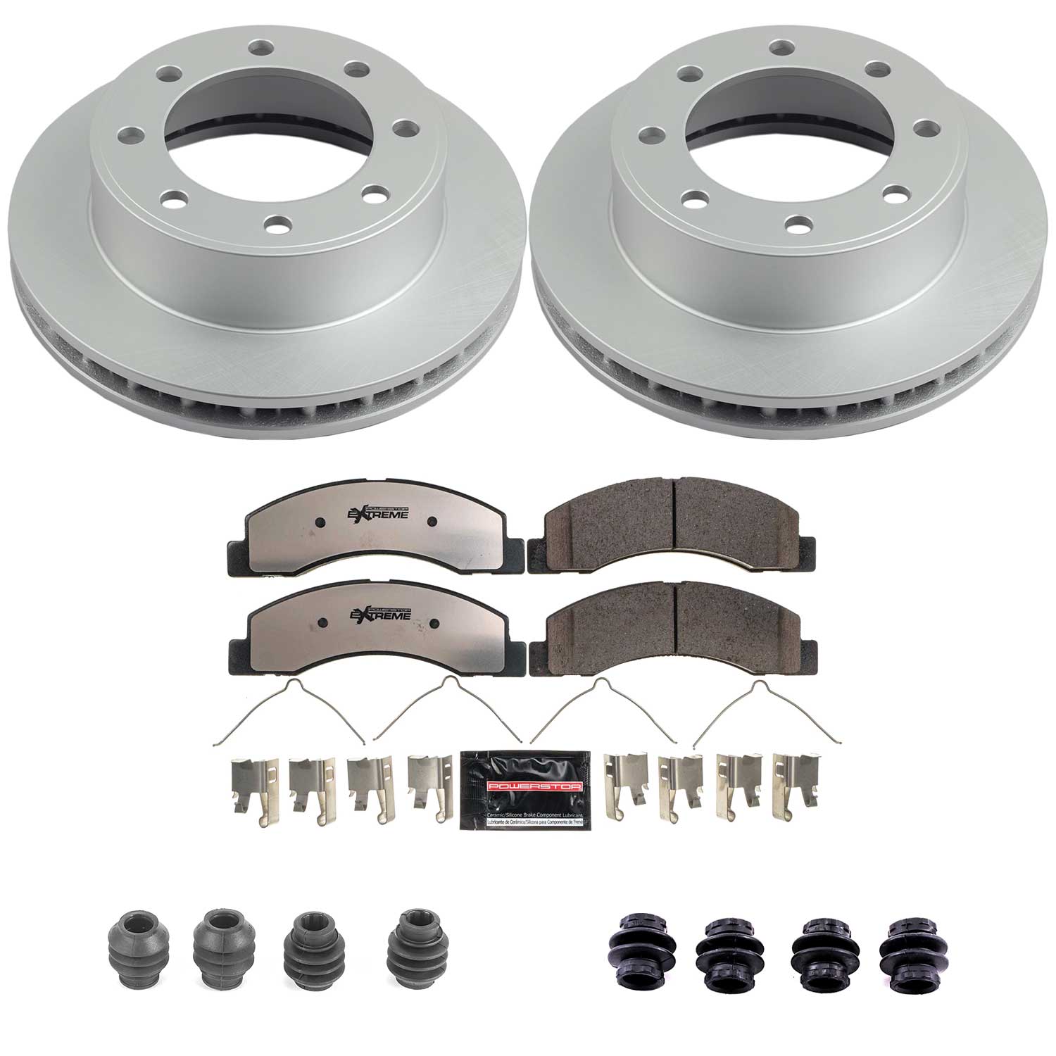 Z36 Truck & Tow Carbon-Fiber Ceramic Brake Pad and Coated Rotor Kit