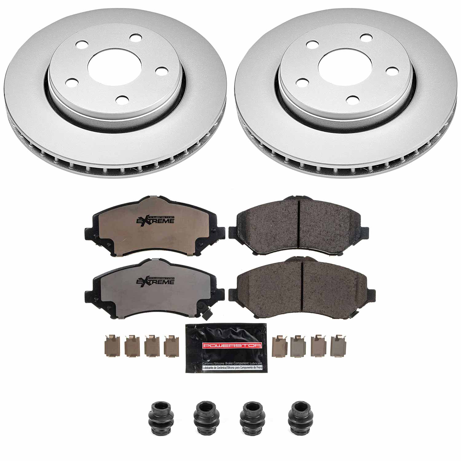 Z36 Truck & Tow Carbon-Fiber Ceramic Brake Pad and Coated Rotor Kit