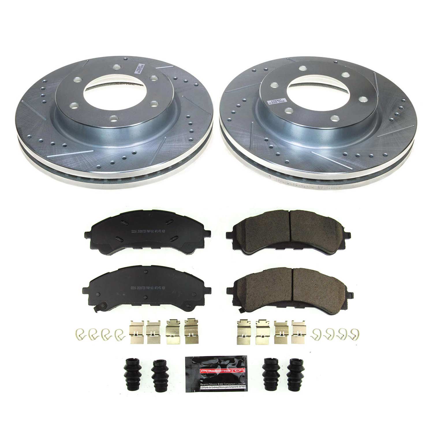 Z23 Daily Driver Carbon-Fiber Ceramic Brake Pad and Drilled & Slotted Rotor Kit