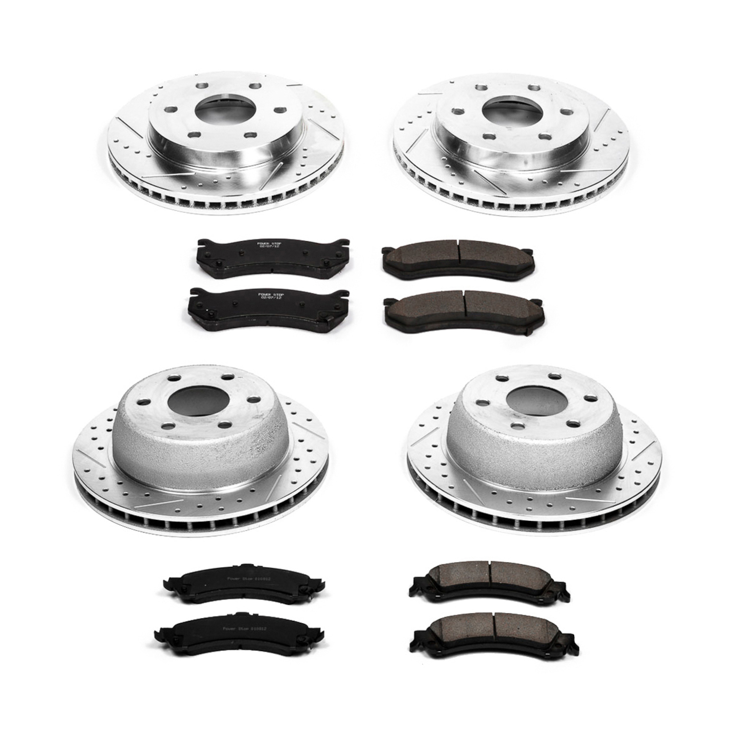 Z23 Daily Driver Carbon-Fiber Ceramic Brake Pad and Drilled & Slotted Rotor Kit