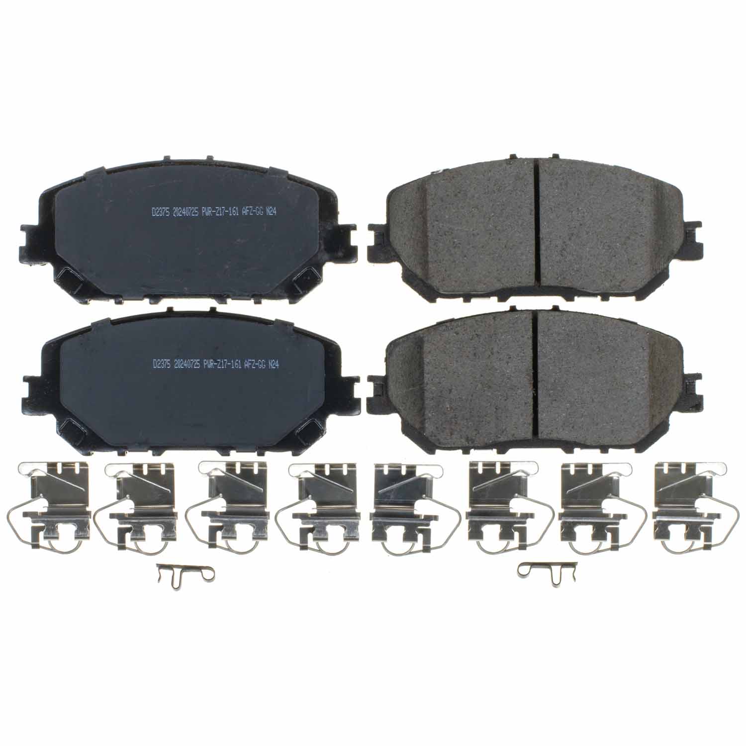 Z17 Low-Dust Ceramic Brake Pads with Hardware