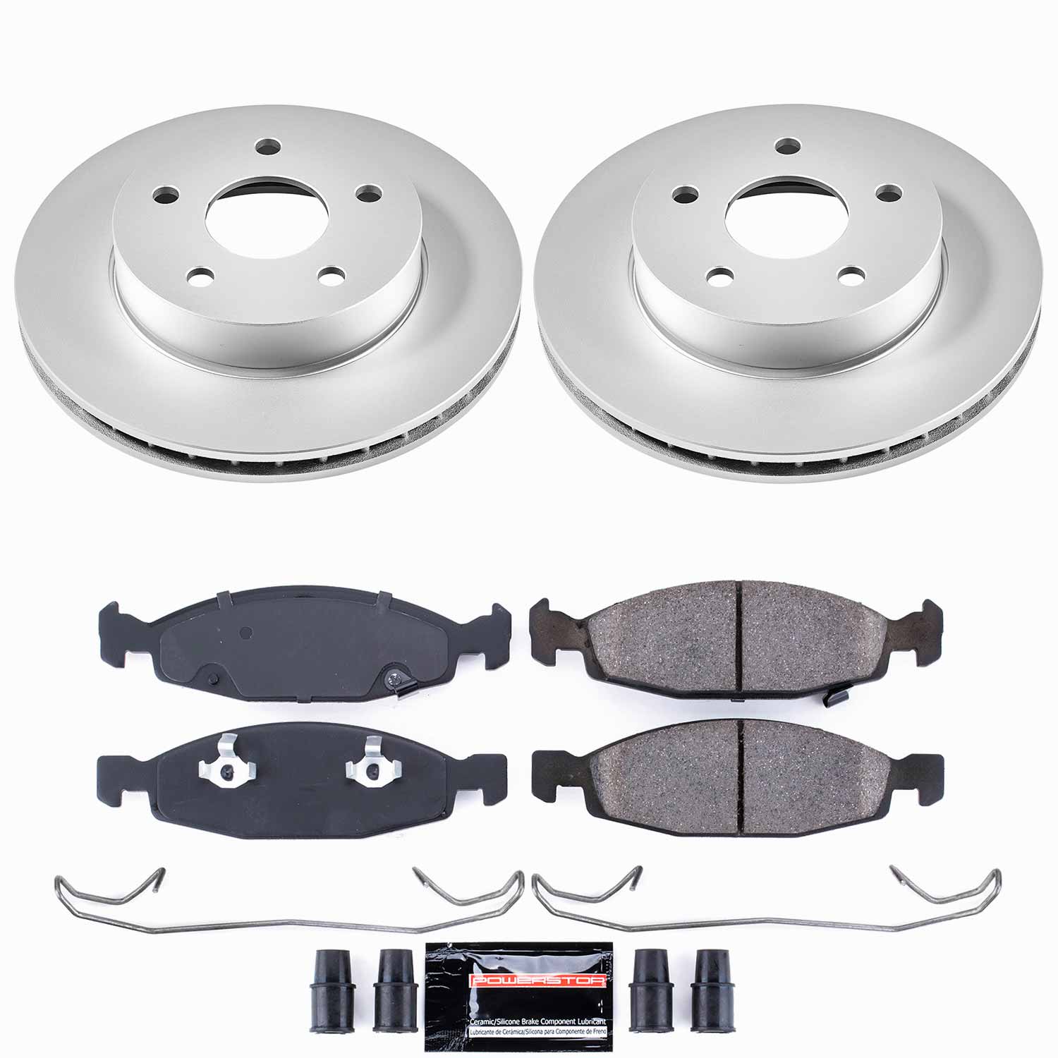 Z23 Daily Driver Carbon-Fiber Ceramic Brake Pad and Coated Rotor Kit
