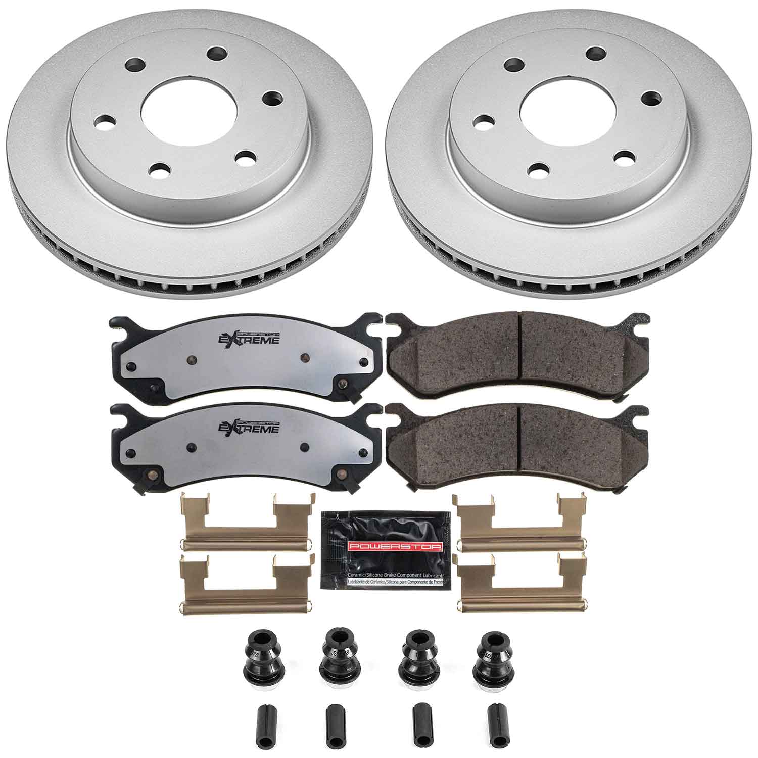 Z36 Truck & Tow Carbon-Fiber Ceramic Brake Pad and Coated Rotor Kit