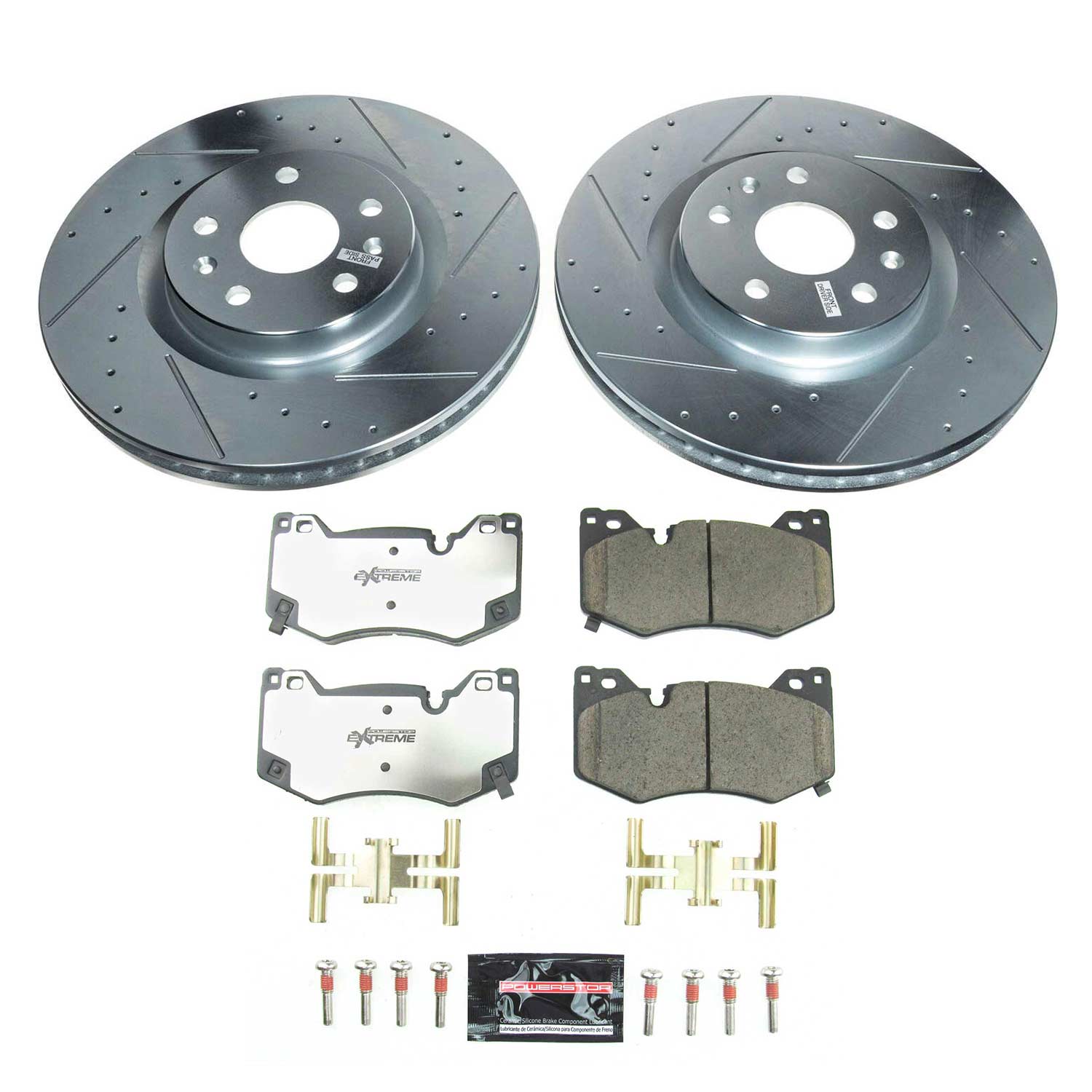 Z26 Street Performance Ceramic Brake Pad and Drilled & Slotted Rotor Kit