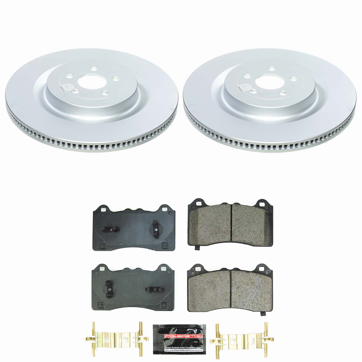 Z23 Daily Driver Carbon-Fiber Ceramic Brake Pad and Coated Rotor Kit