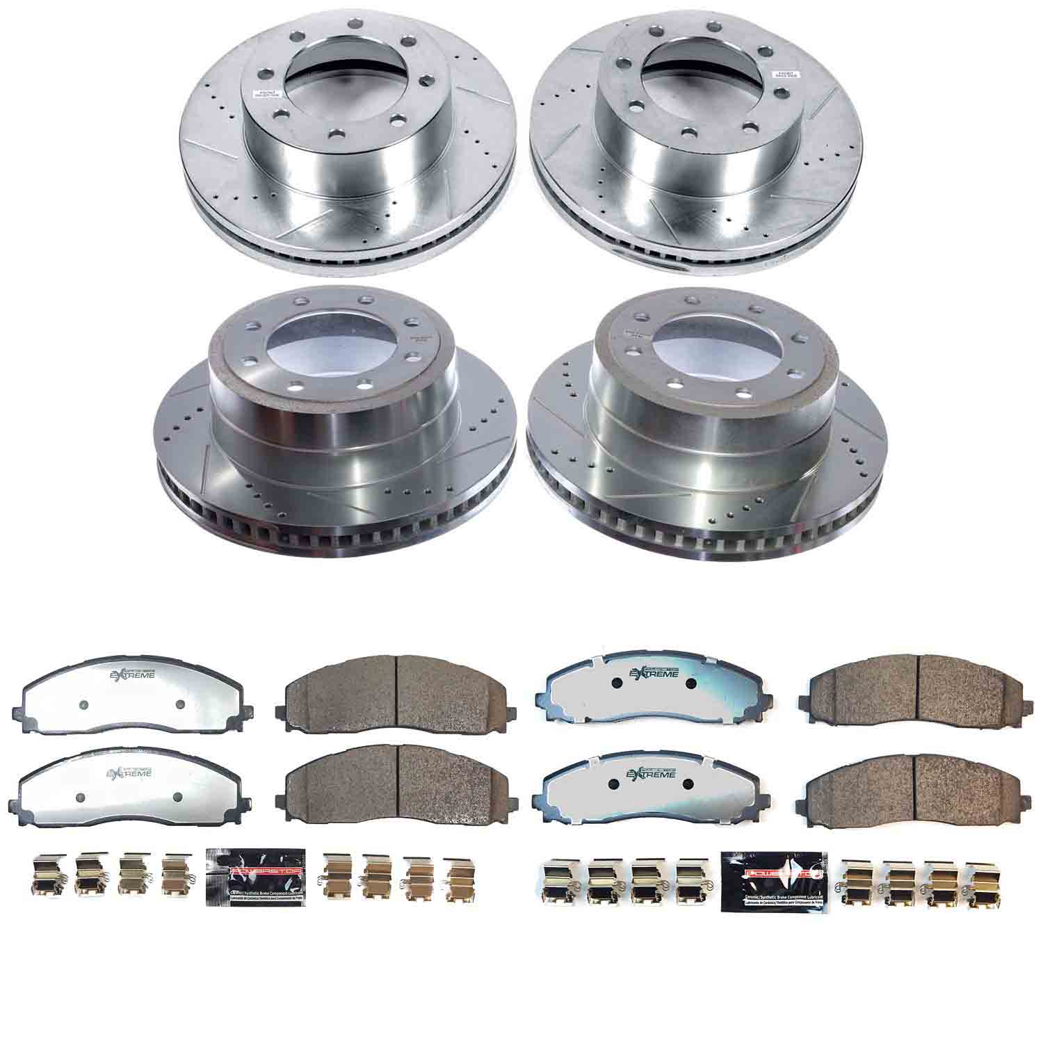 Z36 Truck and SUV Carbon-Fiber Ceramic Brake Pad and Drilled & Slotted Rotor Kit