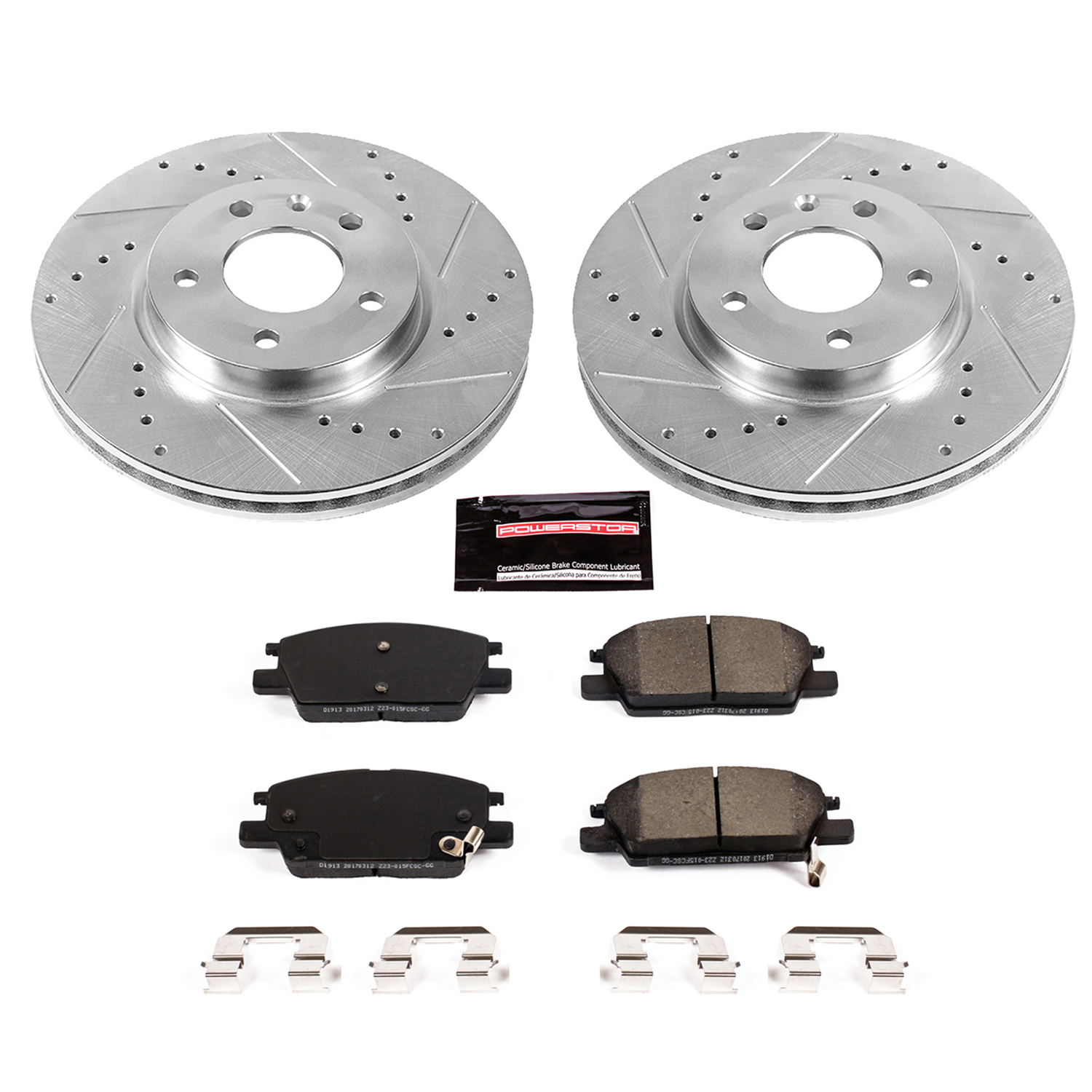 Z23 Daily Driver Carbon-Fiber Ceramic Brake Pad and Drilled & Slotted Rotor Kit
