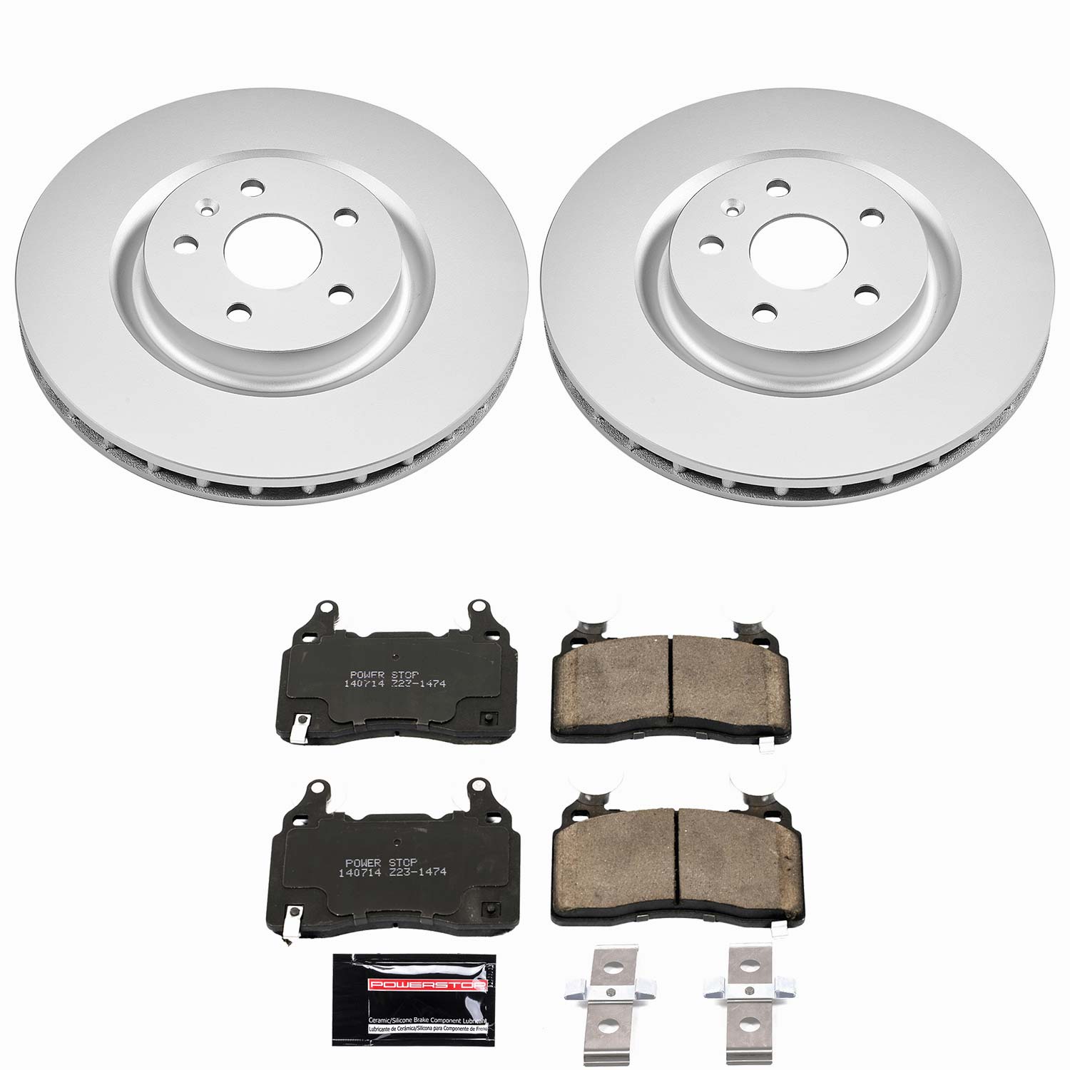 Z23 Daily Driver Carbon-Fiber Ceramic Brake Pad and Coated Rotor Kit