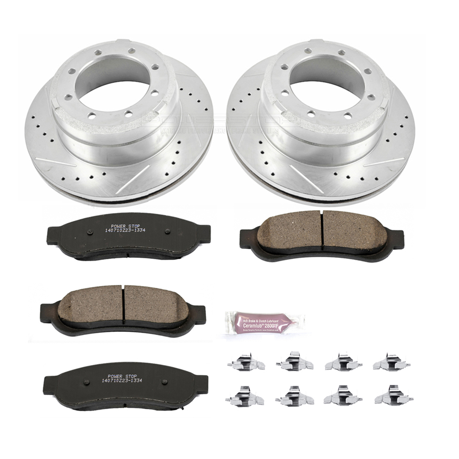 Z23 Daily Driver Carbon-Fiber Ceramic Brake Pad and Drilled & Slotted Rotor Kit