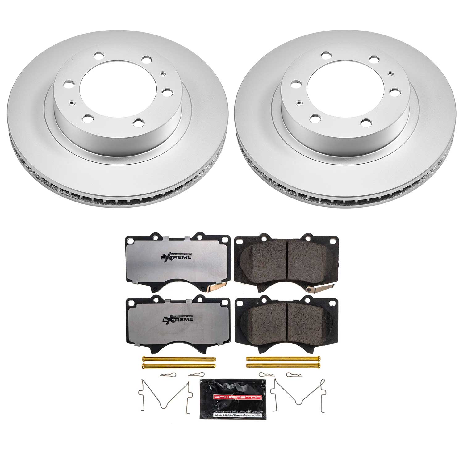 Z36 Truck & Tow Carbon-Fiber Ceramic Brake Pad and Coated Rotor Kit
