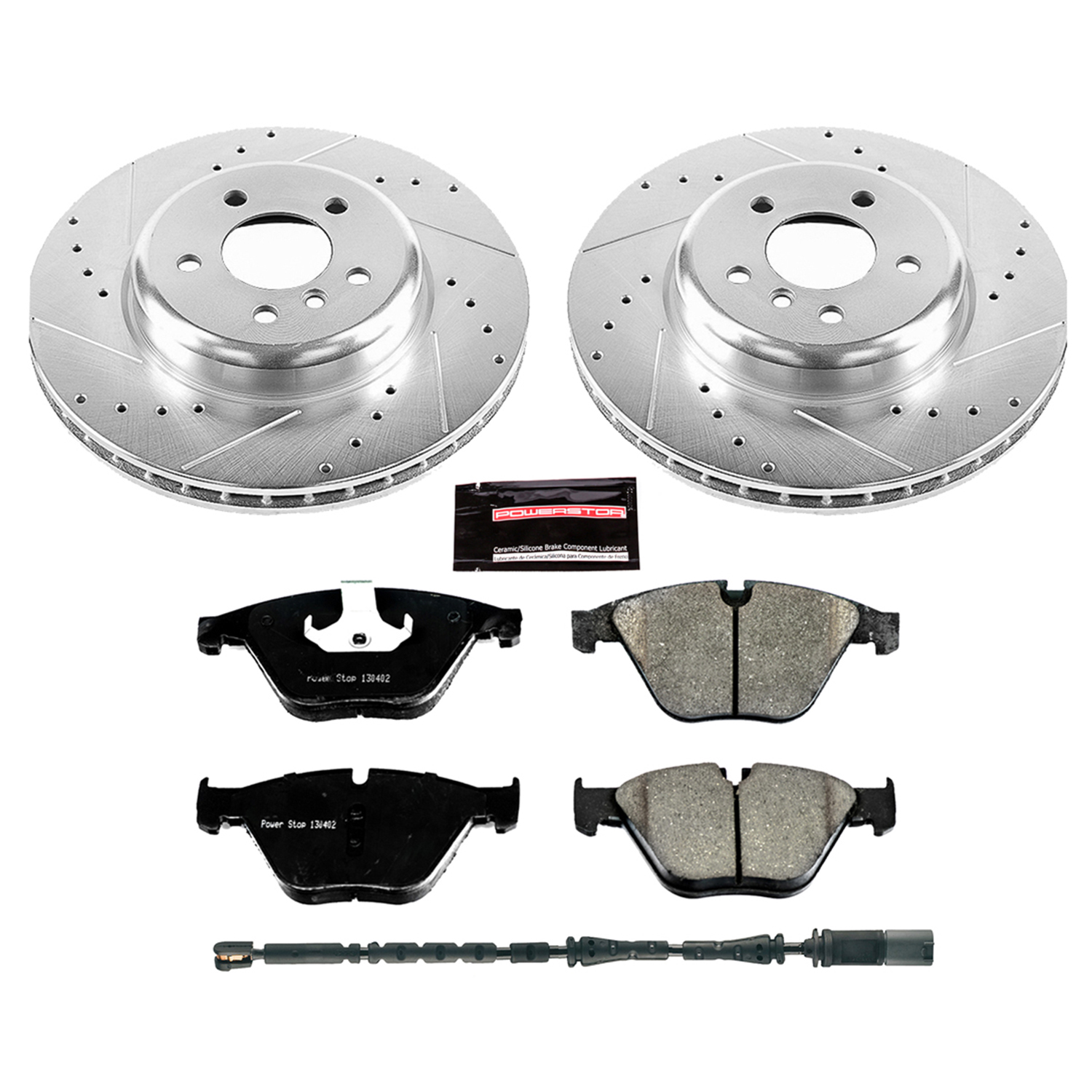 Z23 Daily Driver Carbon-Fiber Ceramic Brake Pad and Drilled & Slotted Rotor Kit
