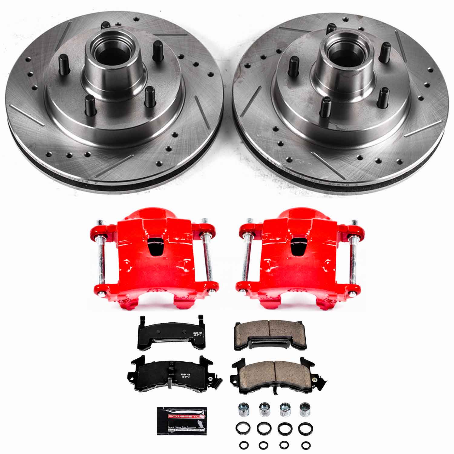Z23 Daily Driver Carbon-Fiber Ceramic Pads Drilled & Slotted Rotor & Caliper Kit
