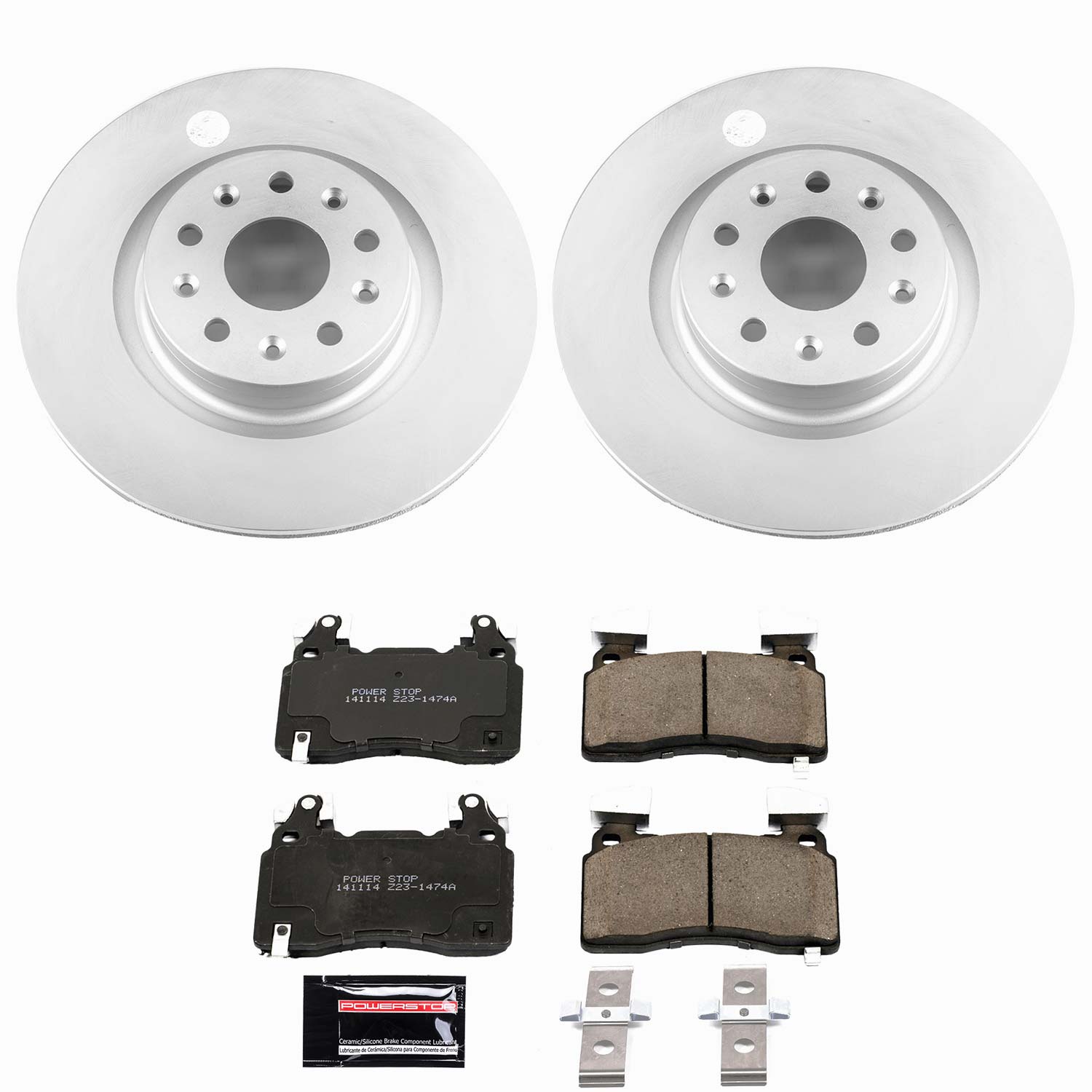 Z23 Daily Driver Carbon-Fiber Ceramic Brake Pad and Coated Rotor Kit