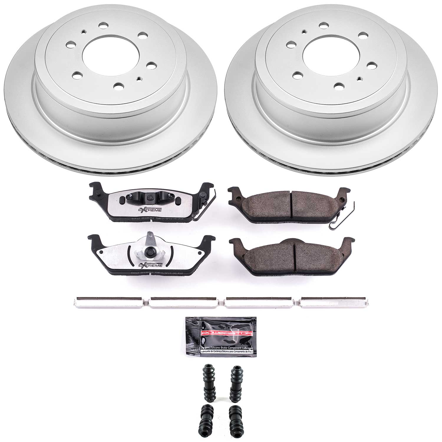 Z36 Truck & Tow Carbon-Fiber Ceramic Brake Pad and Coated Rotor Kit