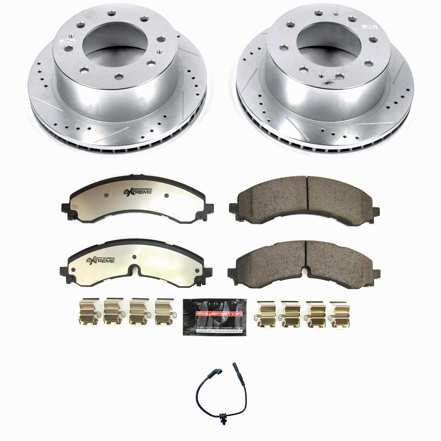 Z36 Truck and SUV Carbon-Fiber Ceramic Brake Pad and Drilled & Slotted Rotor Kit