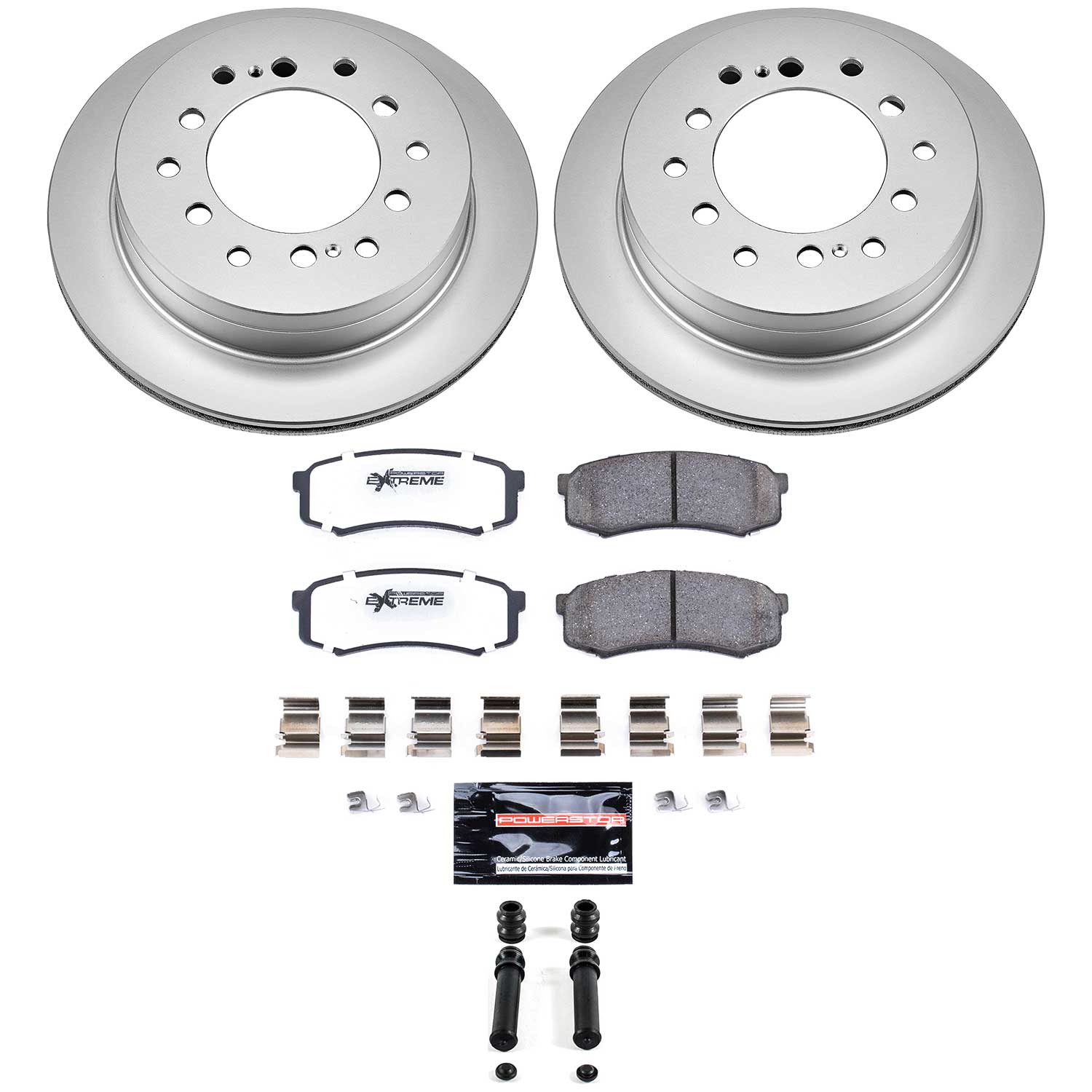 Z36 Truck & Tow Carbon-Fiber Ceramic Brake Pad and Coated Rotor Kit