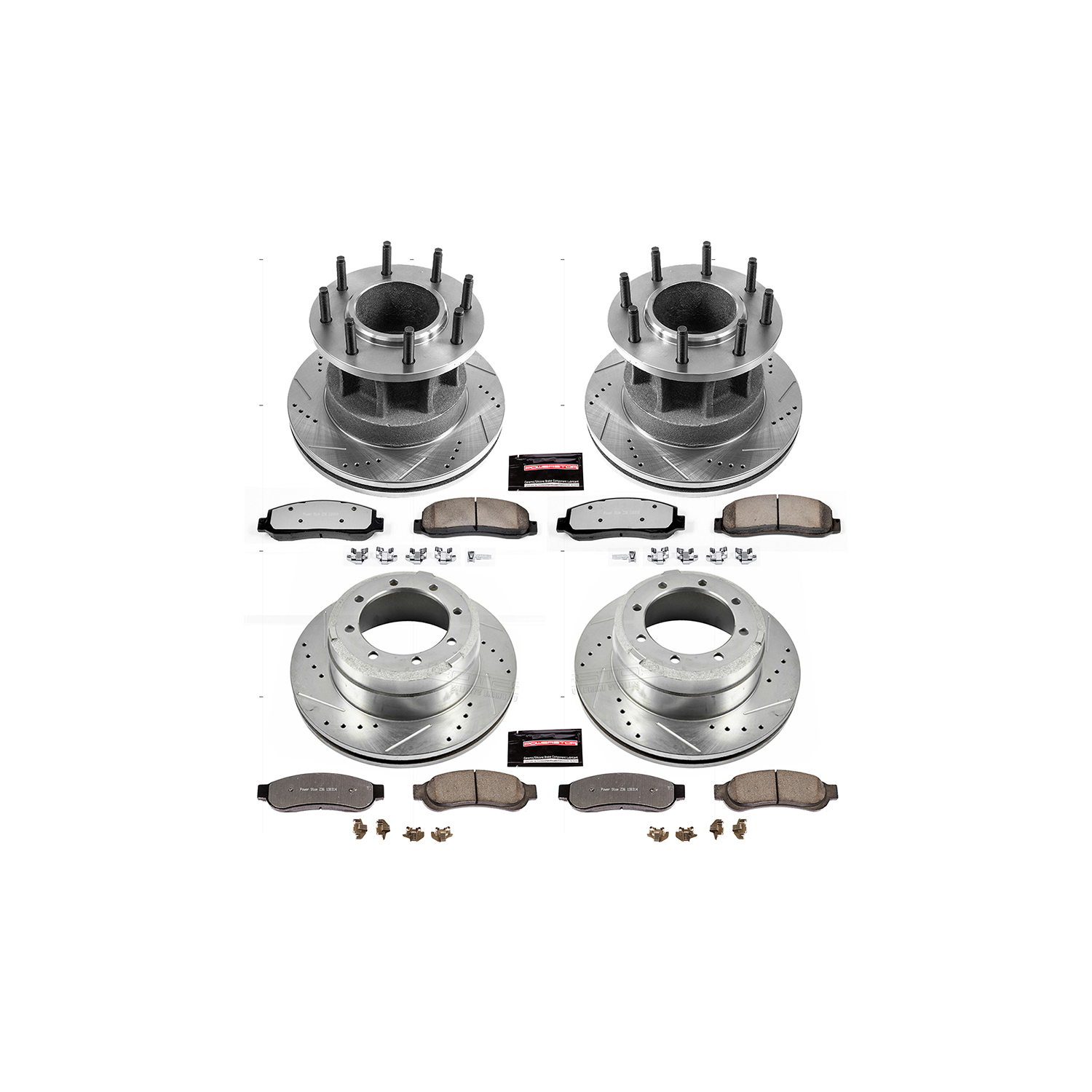 Z36 Truck and SUV Carbon-Fiber Ceramic Brake Pad and Drilled & Slotted Rotor Kit